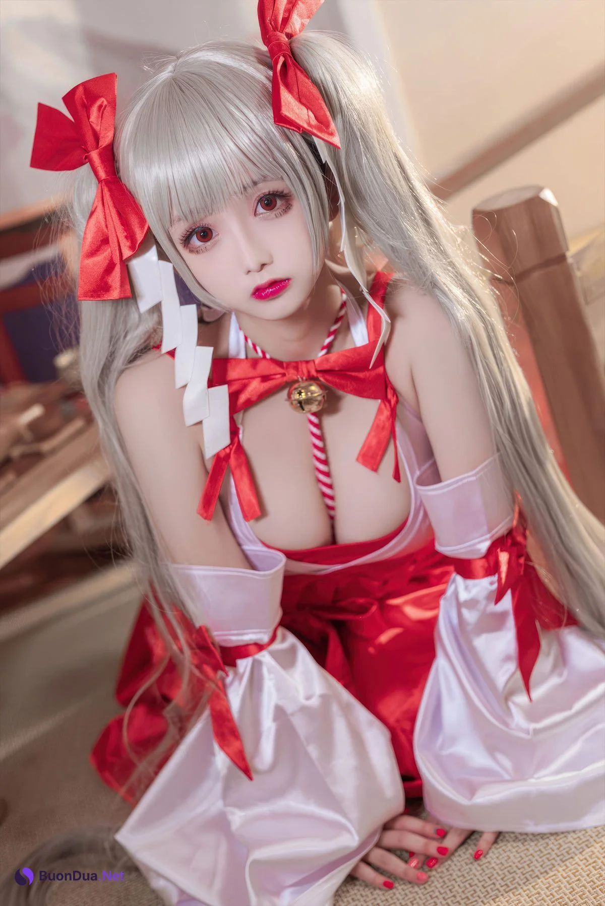 Cosplay Rinaijiao日奈娇 碧蓝航线 可畏巫女 - Photo 11