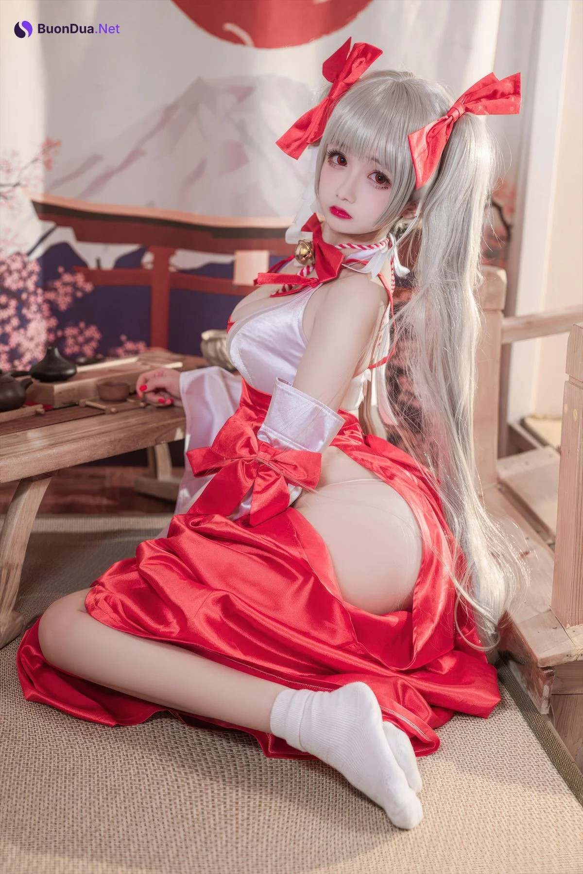 Cosplay Rinaijiao日奈娇 碧蓝航线 可畏巫女 - Photo 12