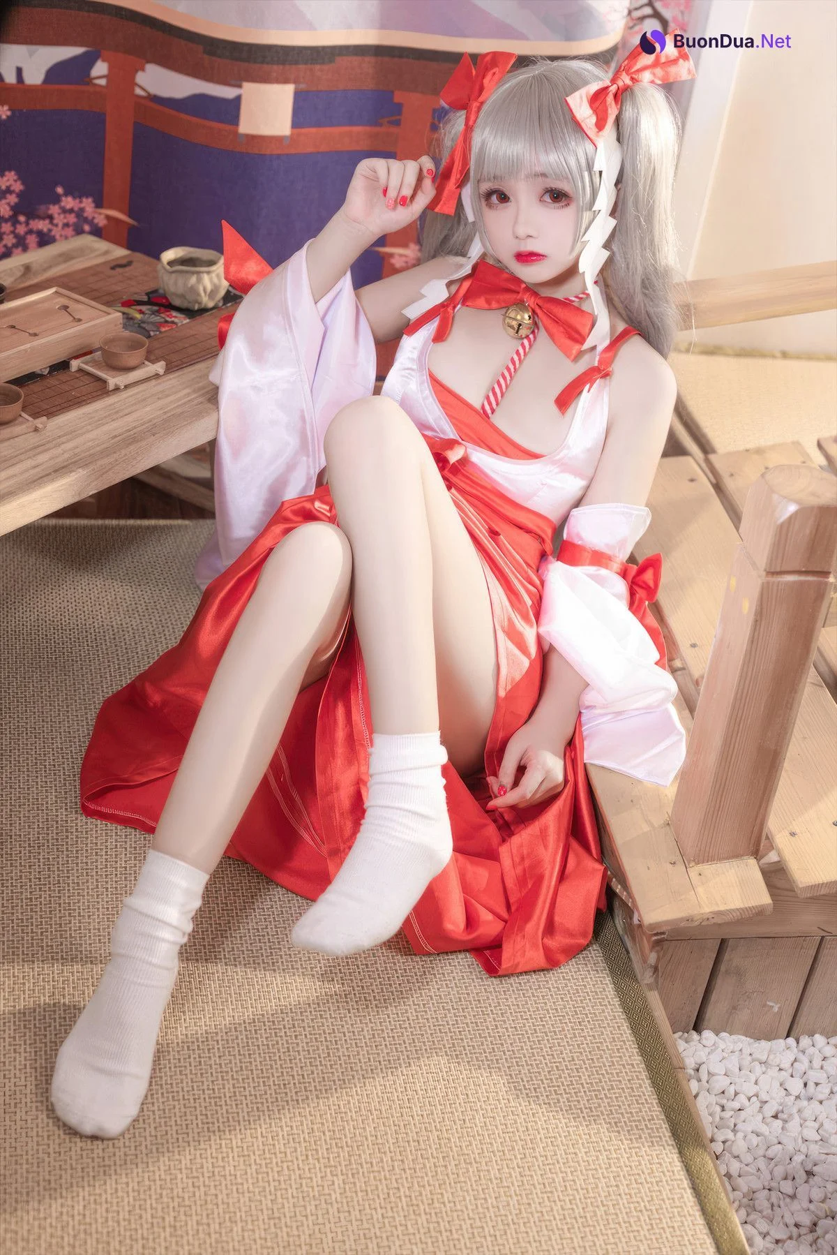 Cosplay Rinaijiao日奈娇 碧蓝航线 可畏巫女 - Photo 19
