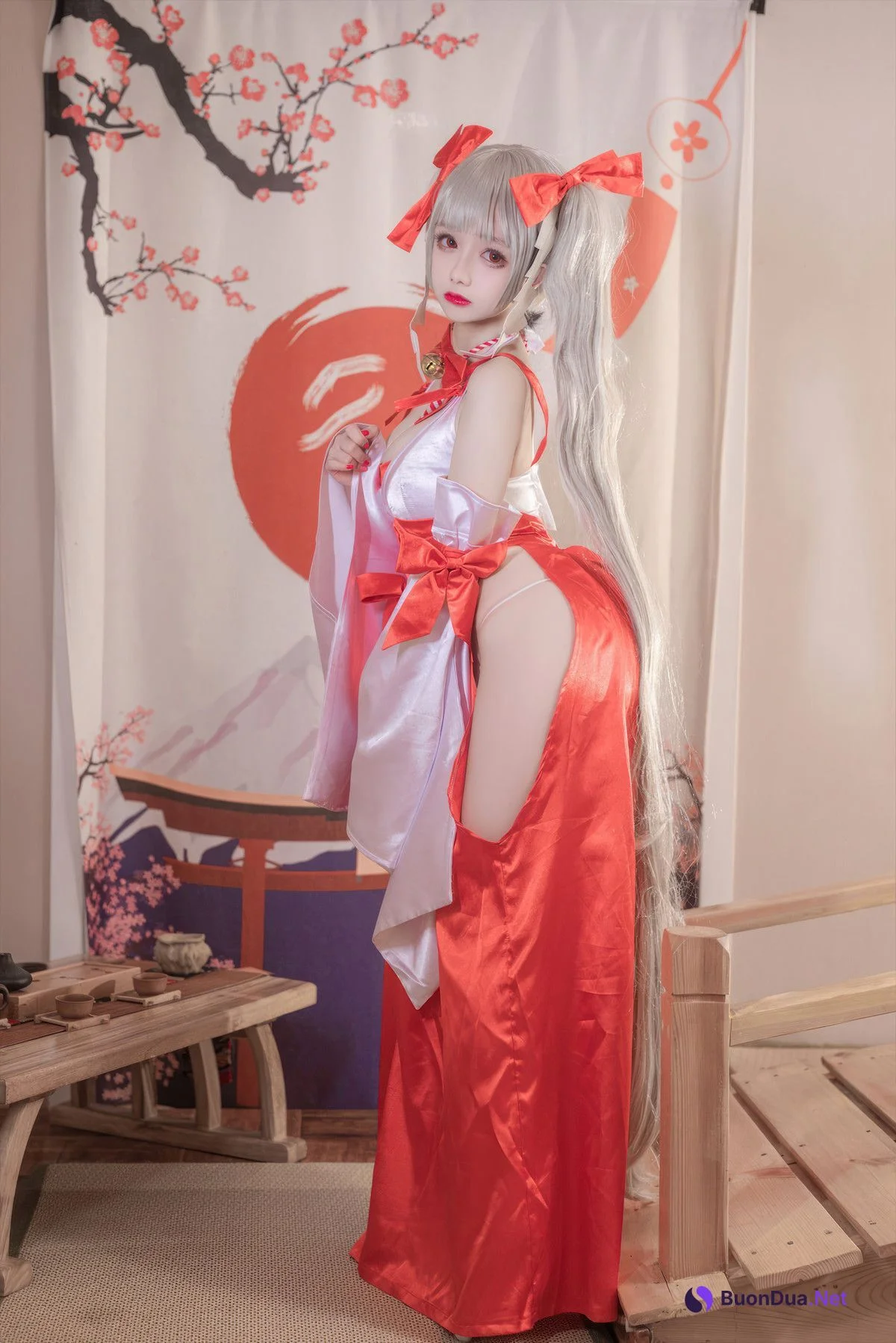 Cosplay Rinaijiao日奈娇 碧蓝航线 可畏巫女 - Photo 7