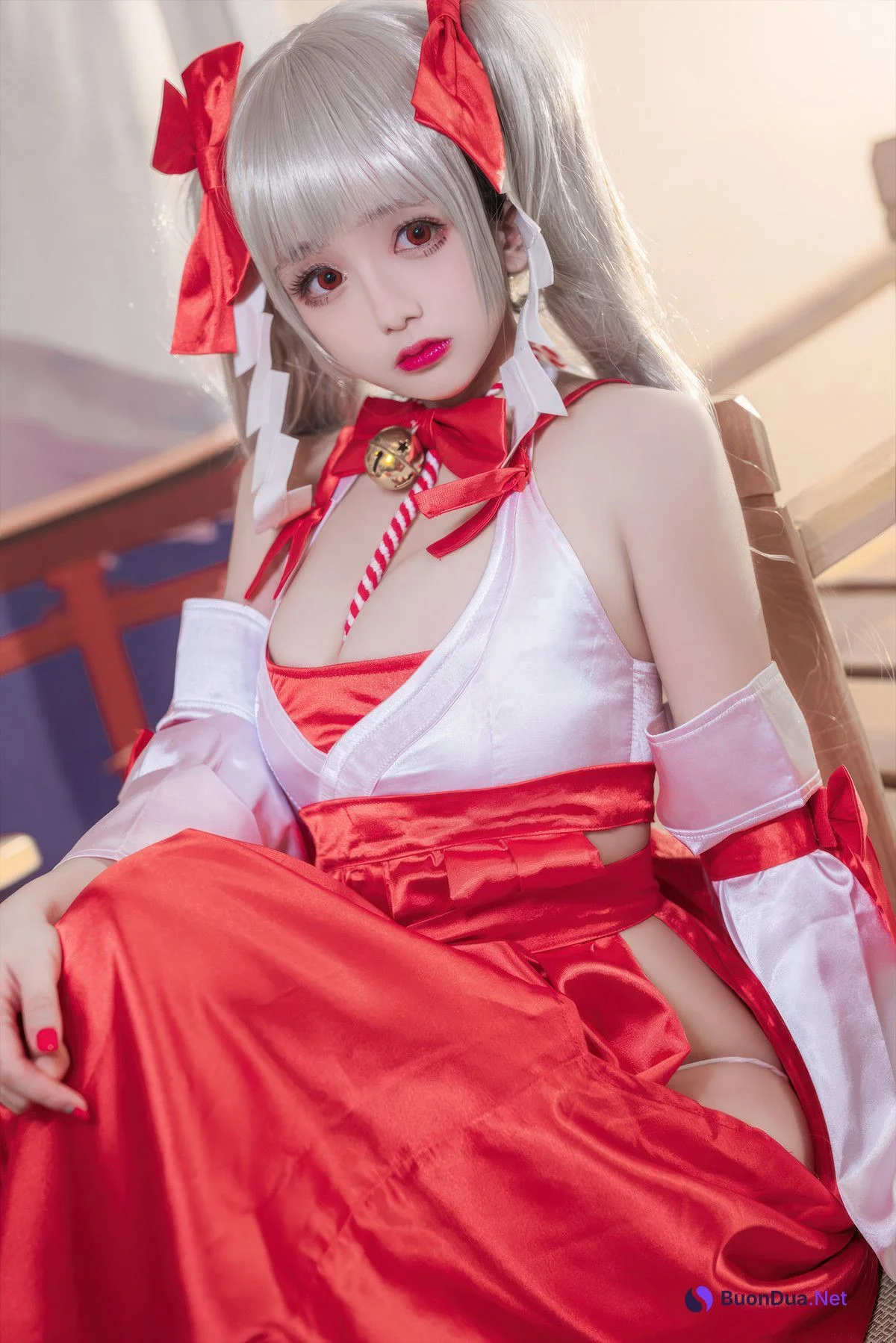 Cosplay Rinaijiao日奈娇 碧蓝航线 可畏巫女 - Photo 8