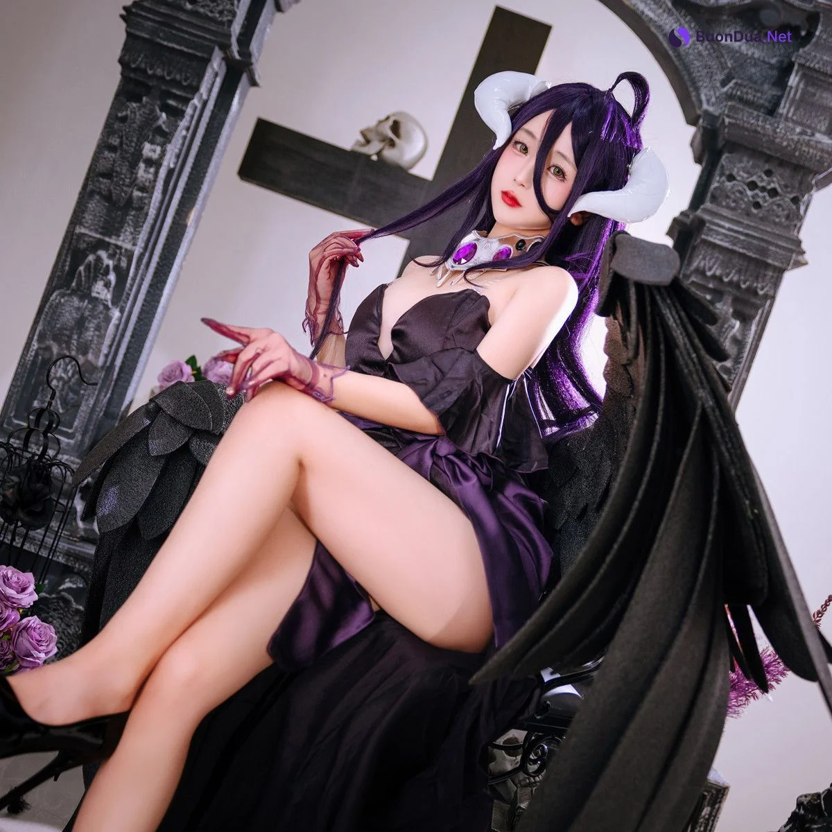 Cosplay Rinaijiao日奈娇 雅儿贝德 礼服+钻石 - Photo 12