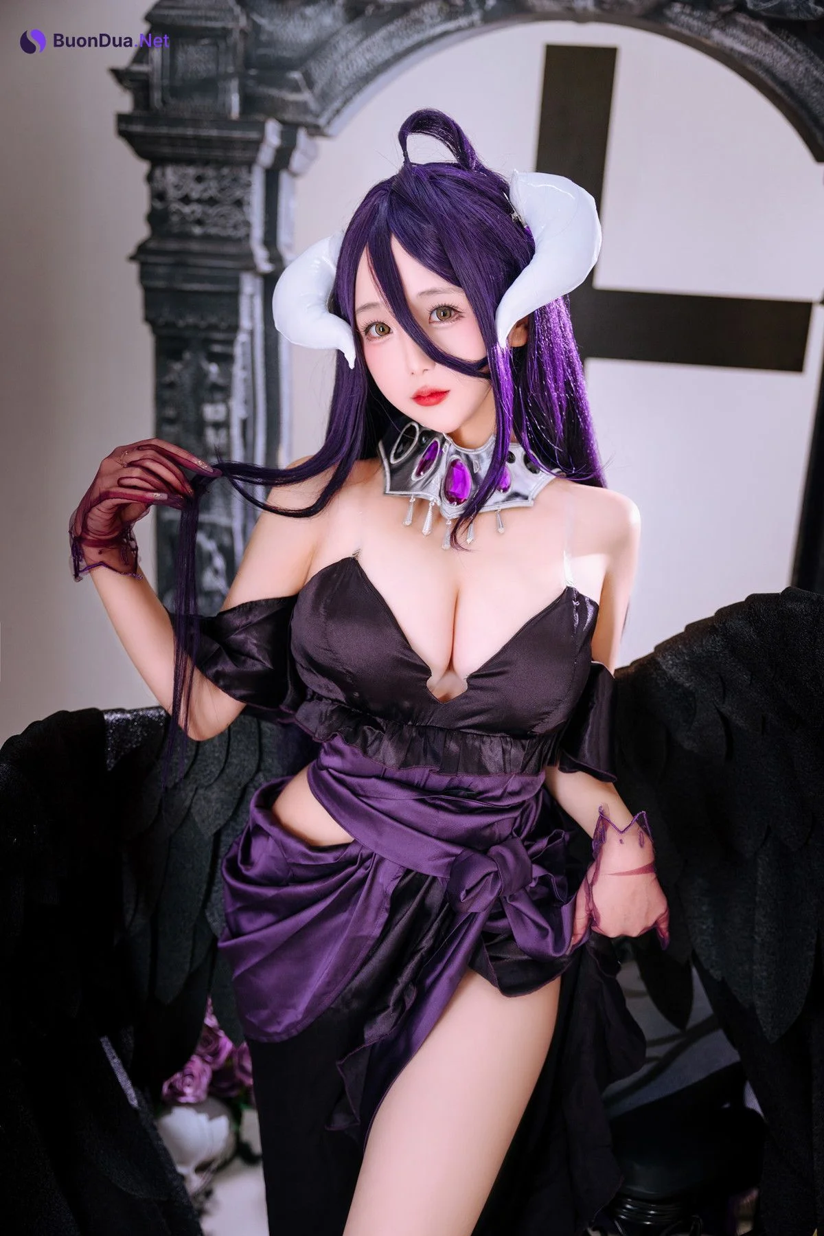Cosplay Rinaijiao日奈娇 雅儿贝德 礼服+钻石 - Photo 13