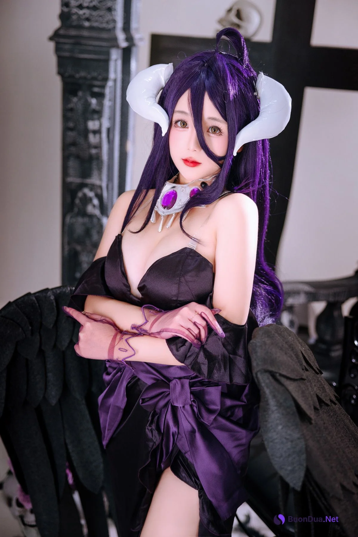 Cosplay Rinaijiao日奈娇 雅儿贝德 礼服+钻石 - Photo 14