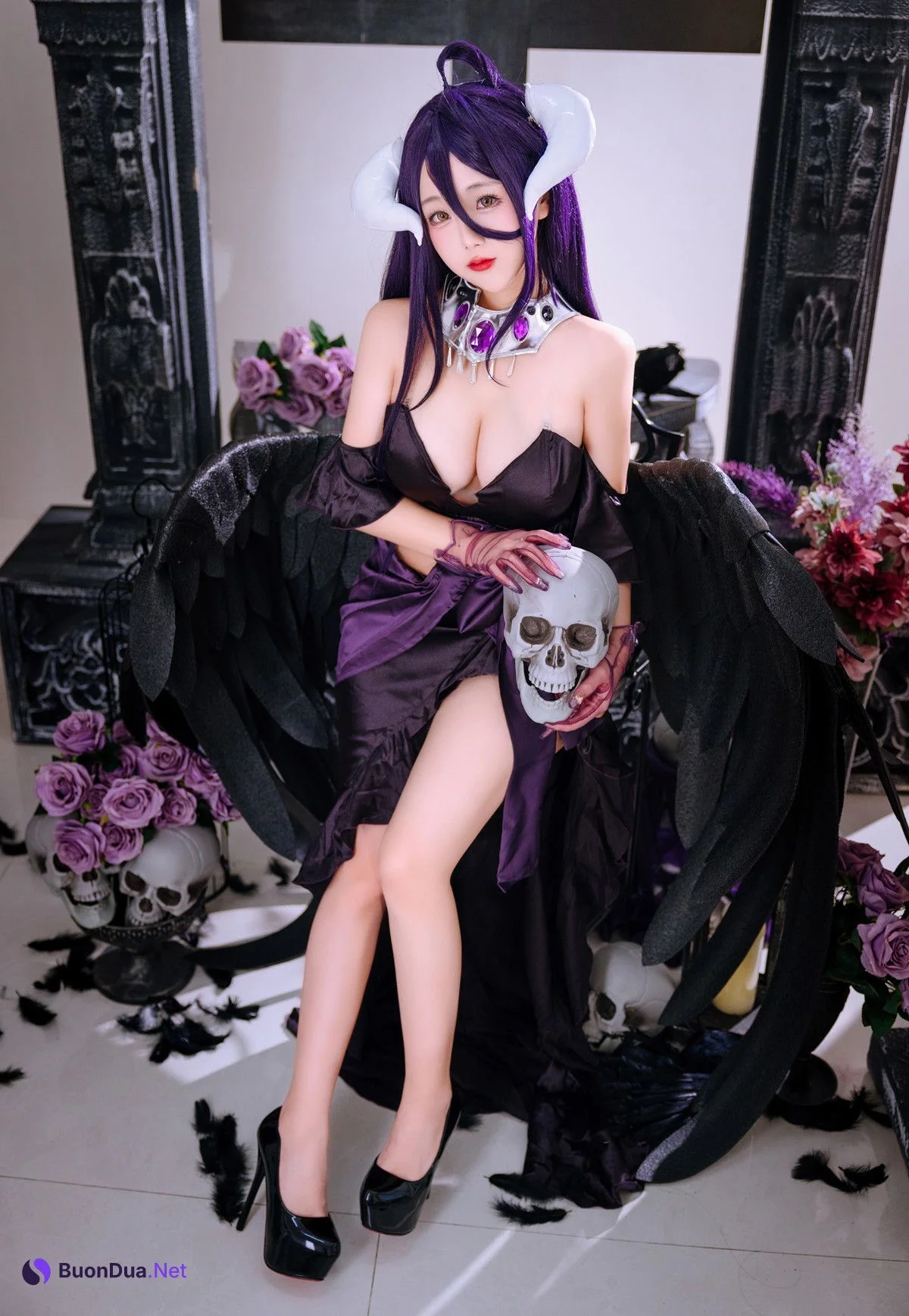 Cosplay Rinaijiao日奈娇 雅儿贝德 礼服+钻石 - Photo 2