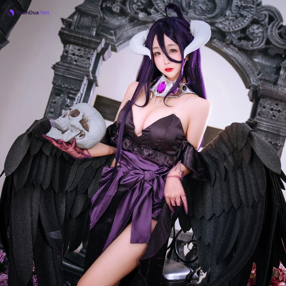 Cosplay Rinaijiao日奈娇 雅儿贝德 礼服+钻石 - Photo 3