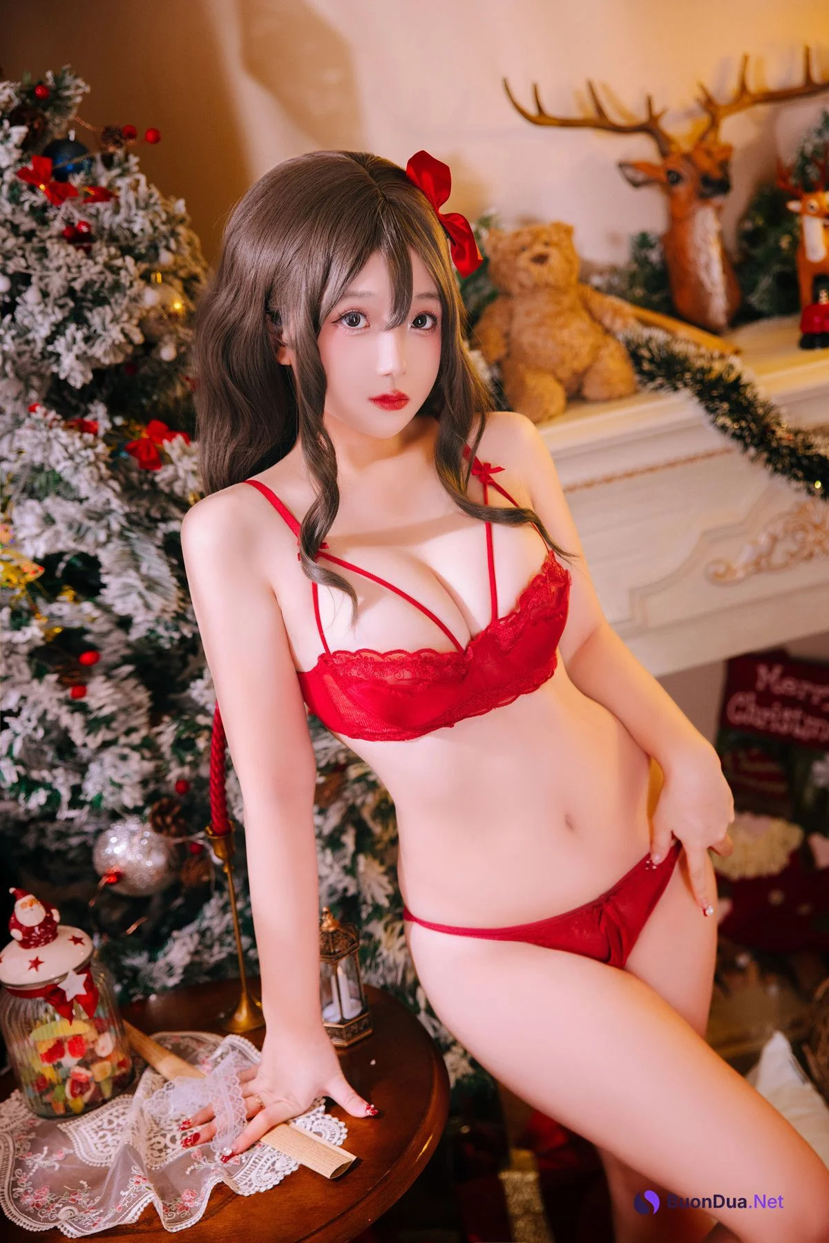 Cosplay Rinaijiao日奈娇 圣诞毛衣A+B - Photo 18