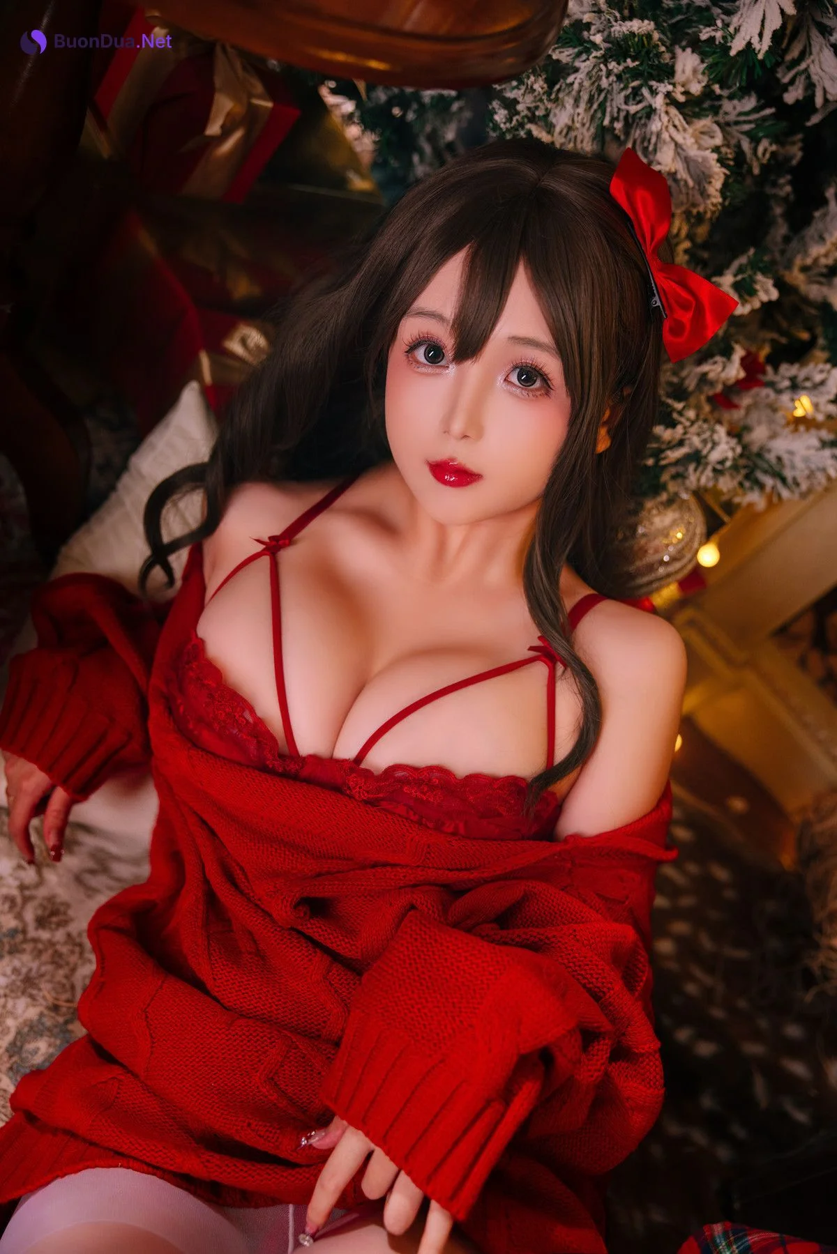 Cosplay Rinaijiao日奈娇 圣诞毛衣A+B - Photo 6