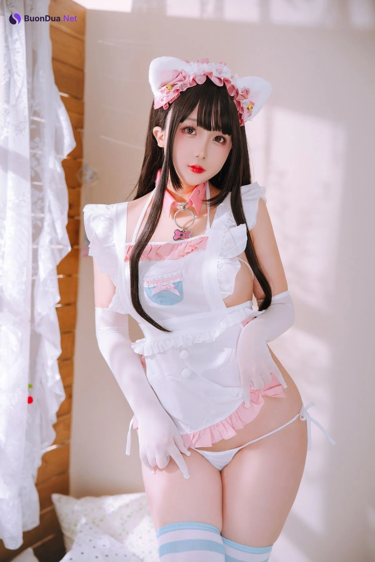 Cosplay Rinaijiao日奈娇 兔尾女仆 - Photo 11