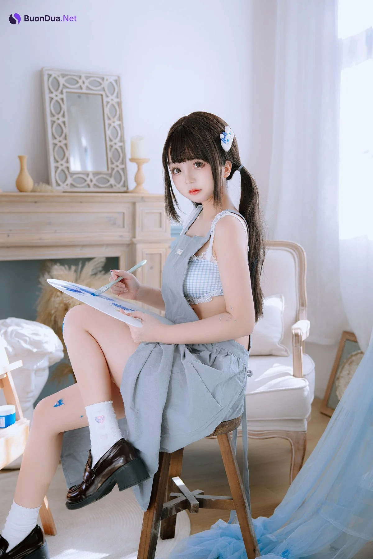 Cosplay Rinaijiao日奈娇 – 美术生 - Photo 10