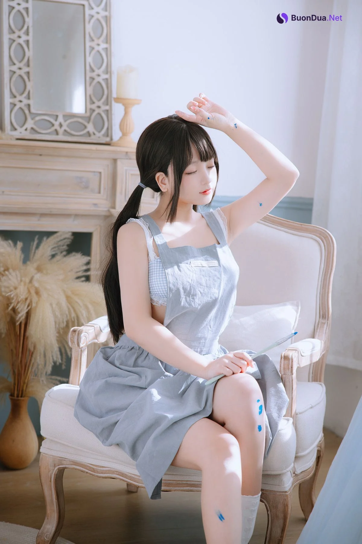 Cosplay Rinaijiao日奈娇 – 美术生 - Photo 11