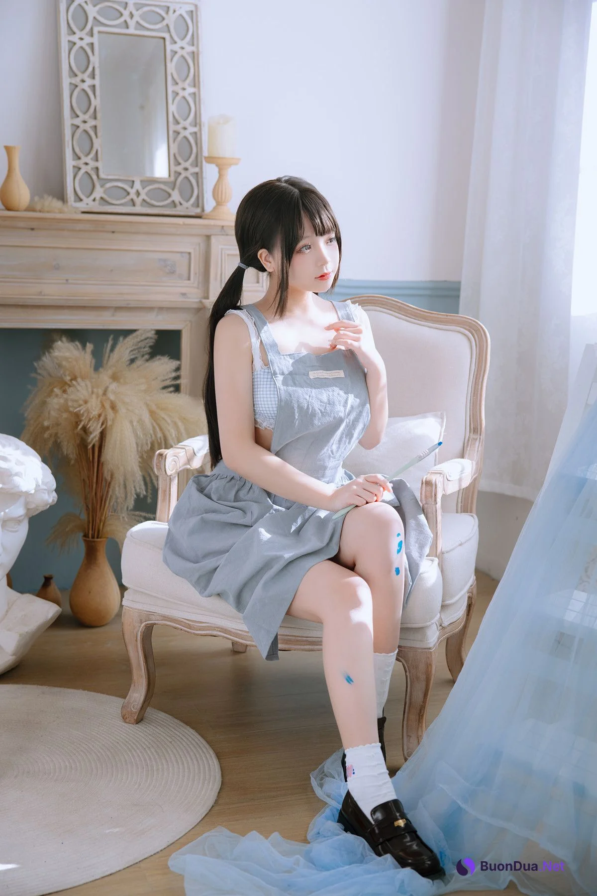 Cosplay Rinaijiao日奈娇 – 美术生 - Photo 12