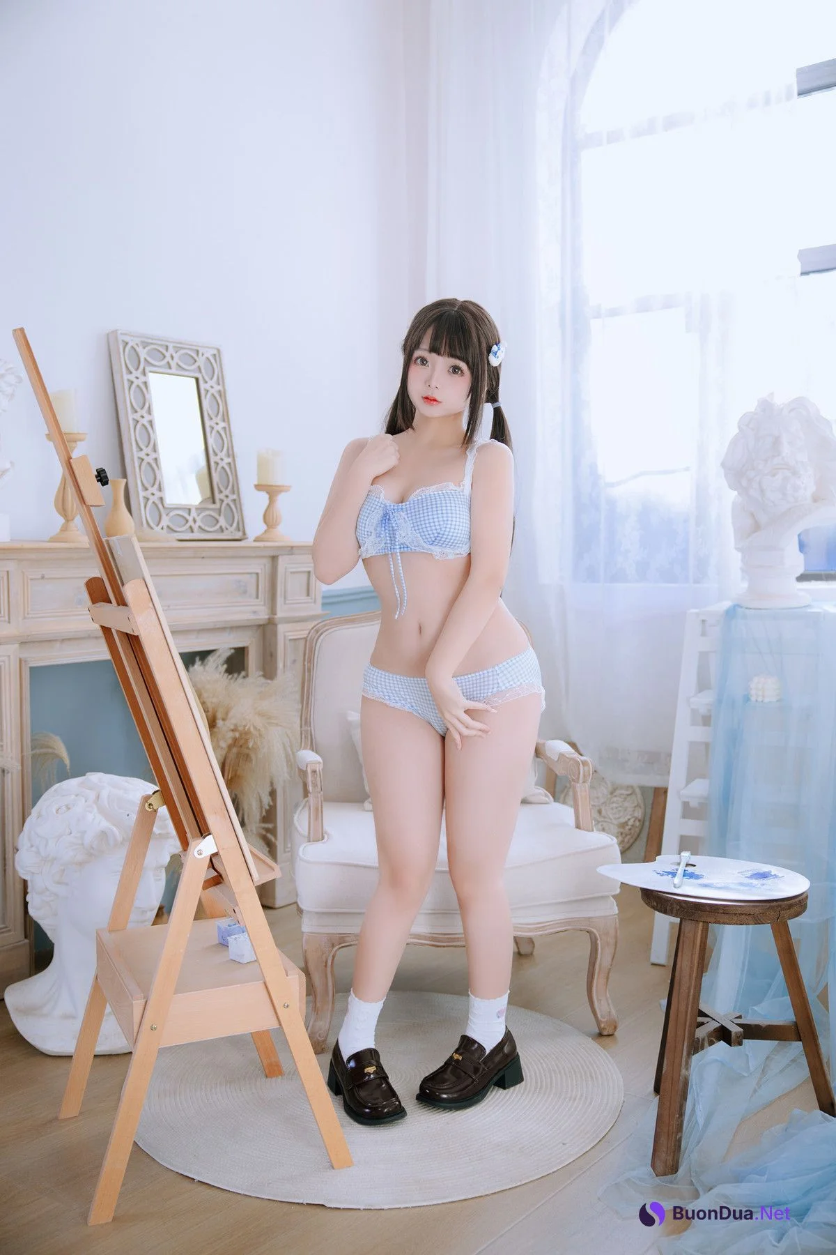 Cosplay Rinaijiao日奈娇 – 美术生 - Photo 15