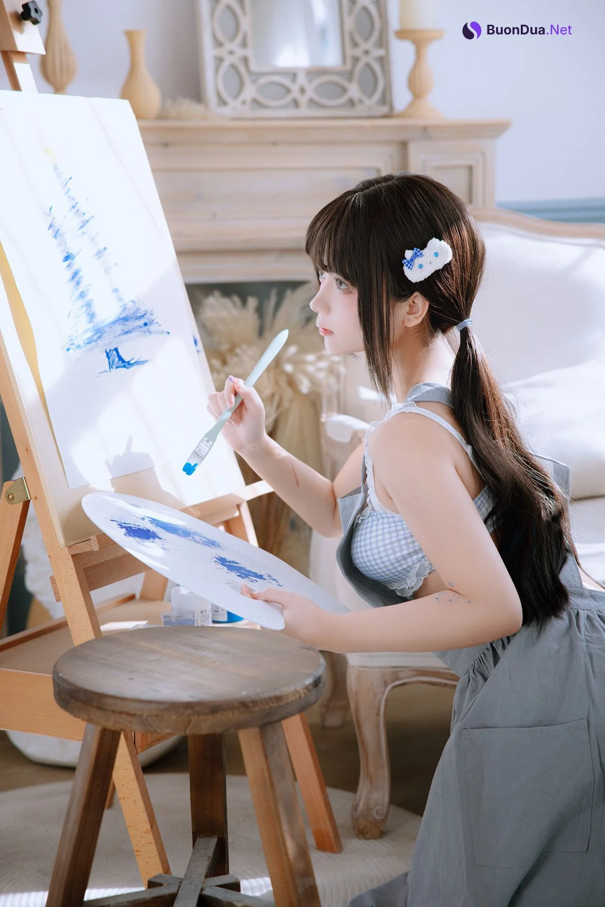 Cosplay Rinaijiao日奈娇 – 美术生 - Photo 2