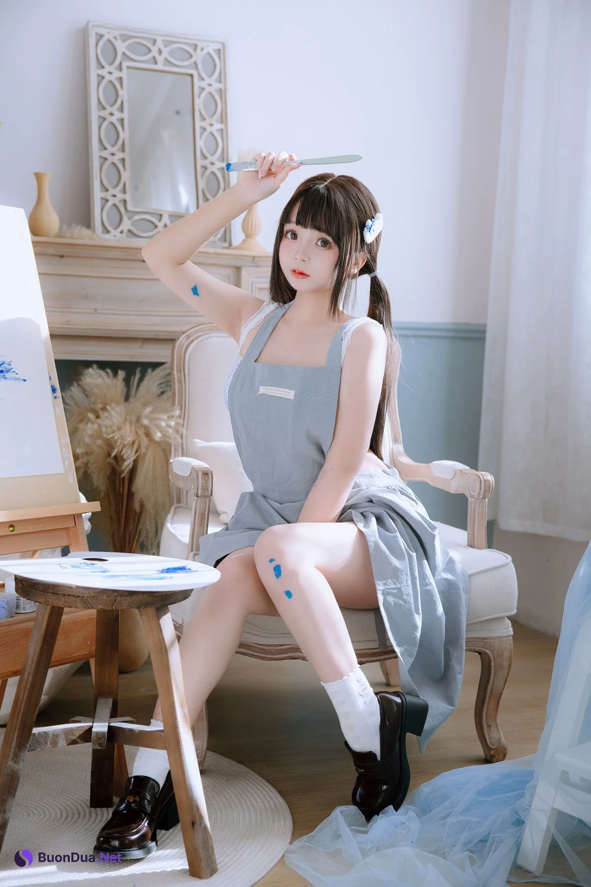 Cosplay Rinaijiao日奈娇 – 美术生 - Photo 5
