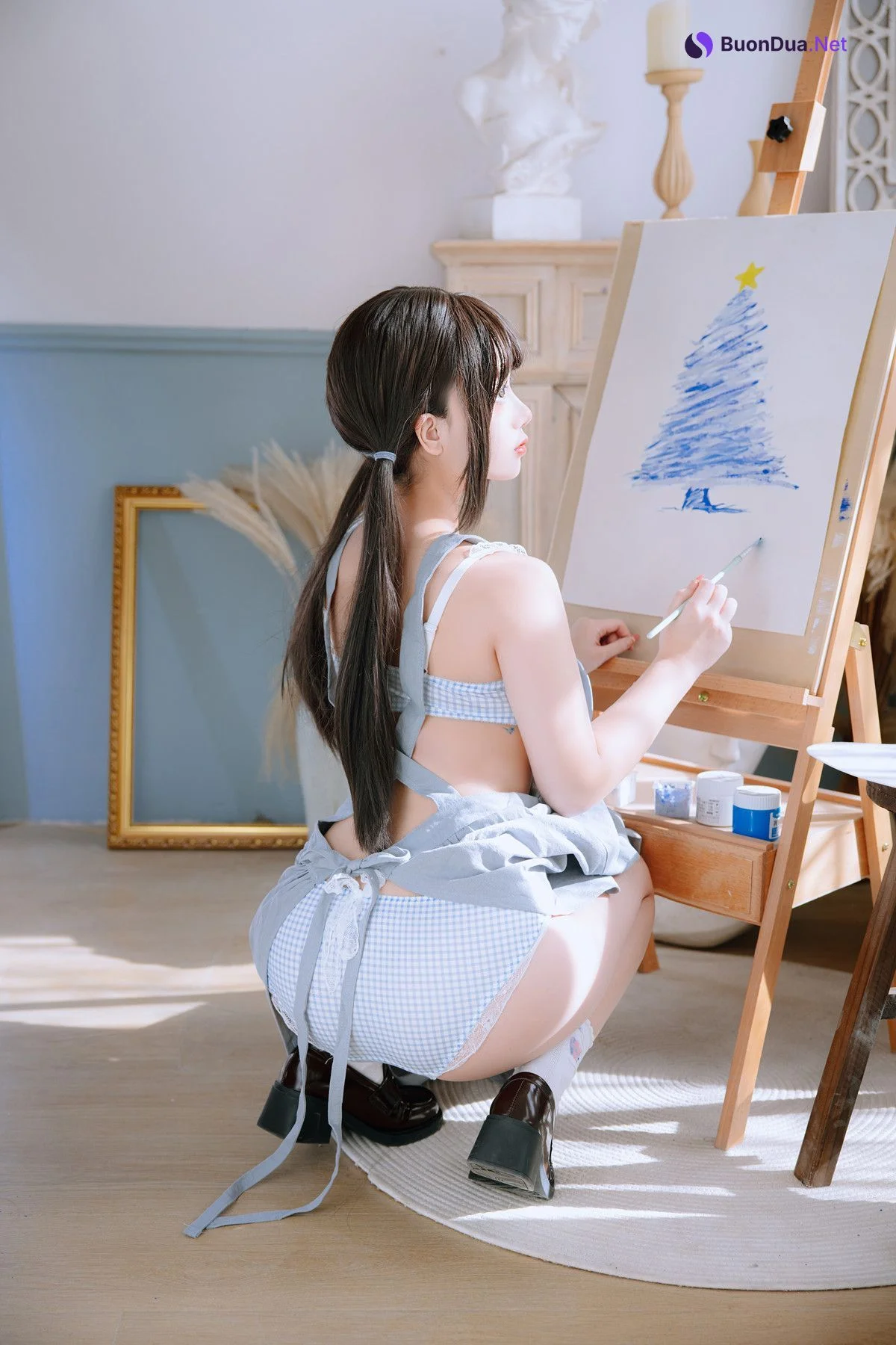 Cosplay Rinaijiao日奈娇 – 美术生 - Photo 6