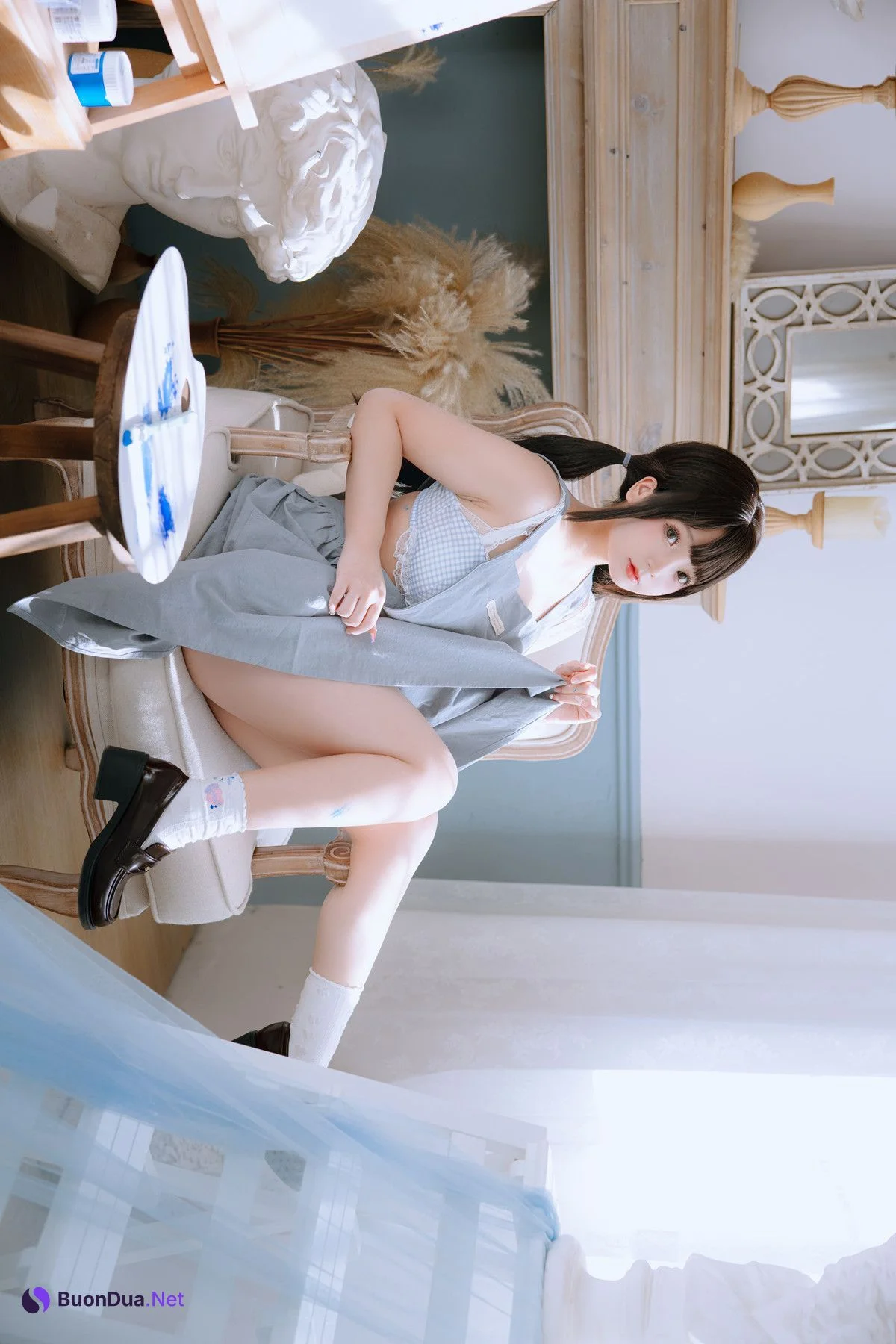 Cosplay Rinaijiao日奈娇 – 美术生 - Photo 7