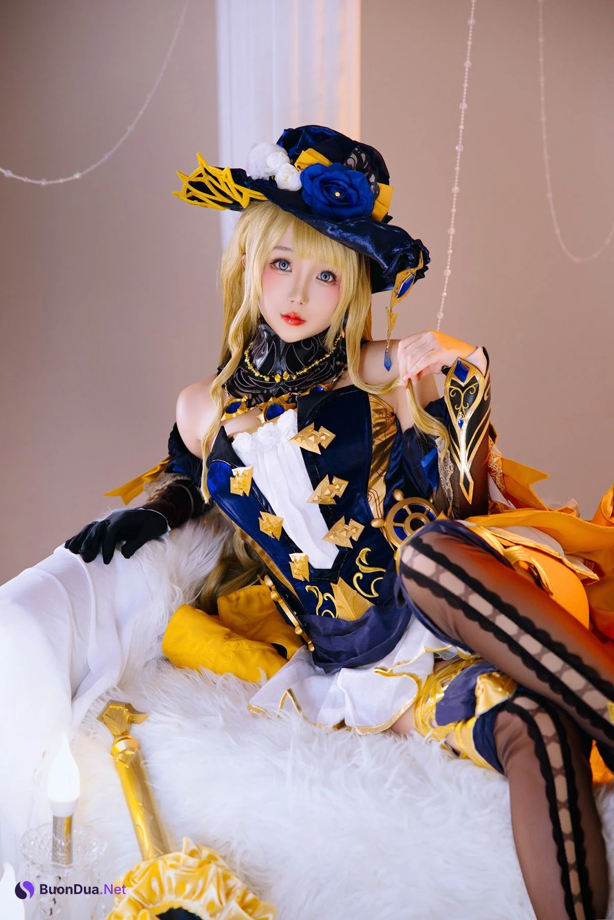 Cosplay Rinaijiao日奈娇 原神 娜维娅 - Photo 11