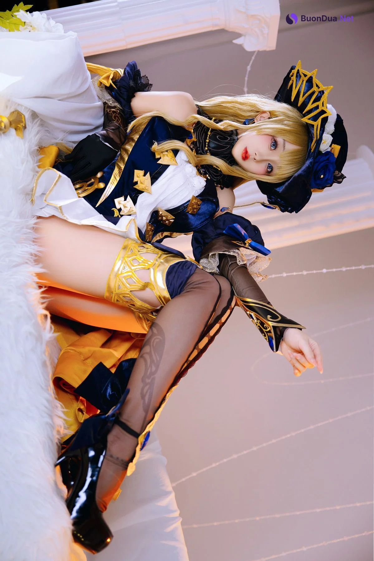 Cosplay Rinaijiao日奈娇 原神 娜维娅 - Photo 12