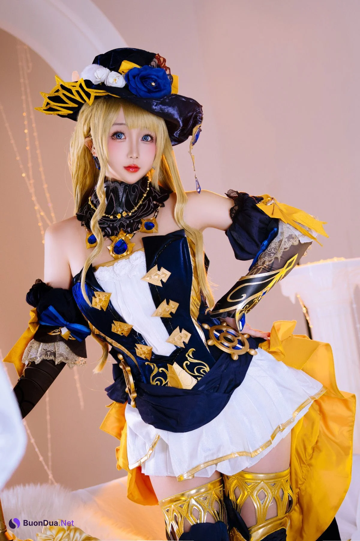 Cosplay Rinaijiao日奈娇 原神 娜维娅 - Photo 7