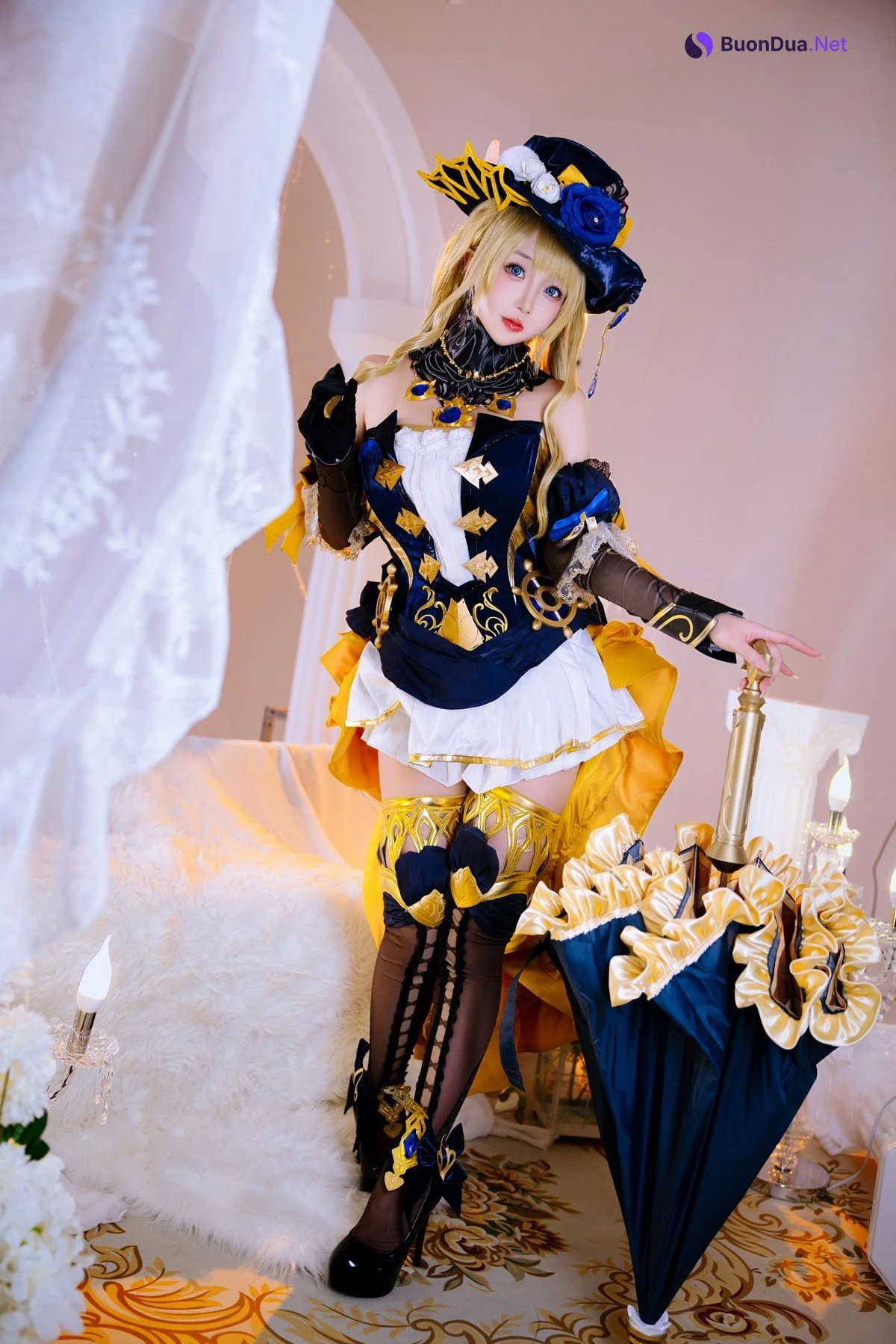 Cosplay Rinaijiao日奈娇 原神 娜维娅 - Photo 8