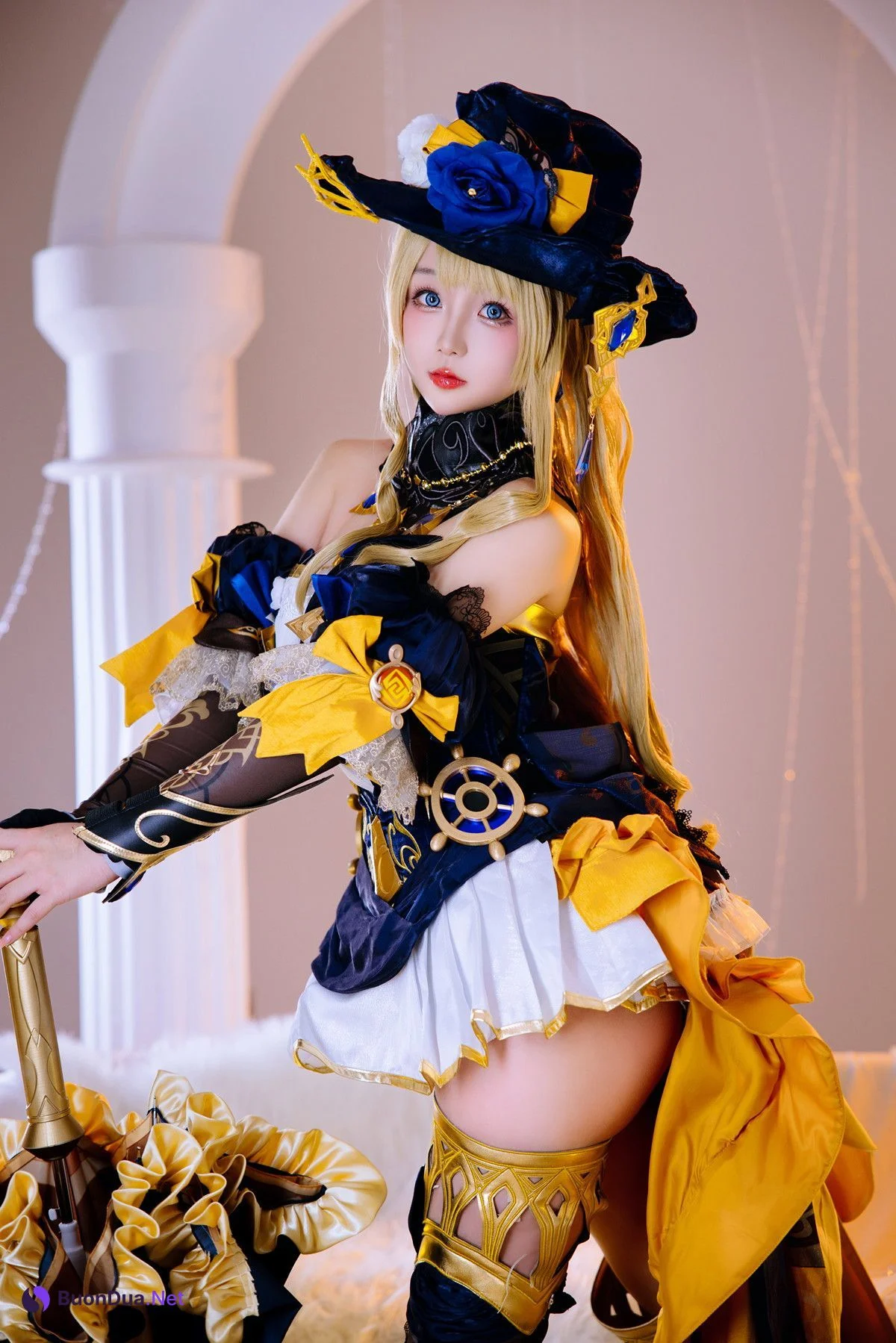 Cosplay Rinaijiao日奈娇 原神 娜维娅 - Photo 9