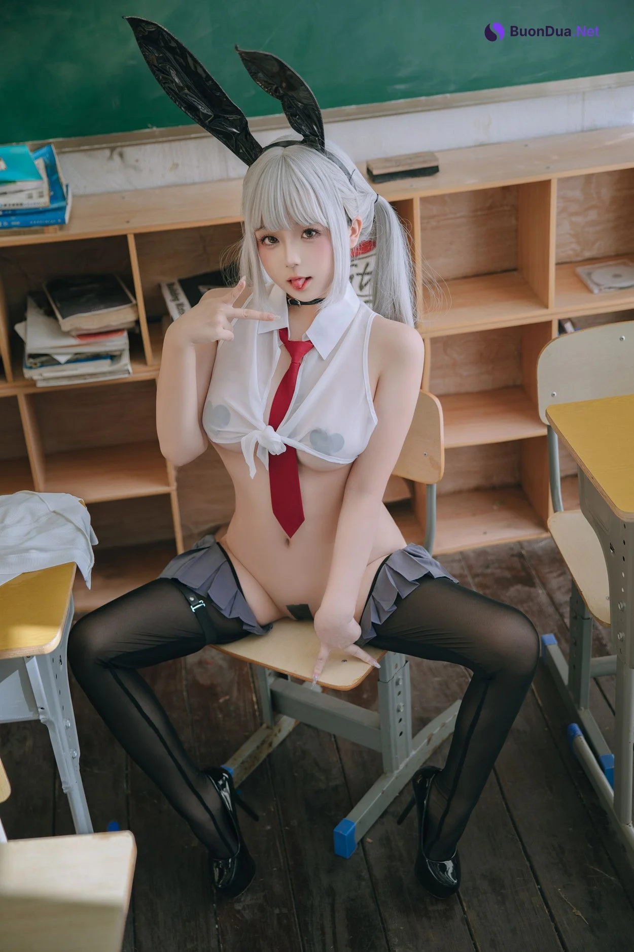 Cosplay Rinaijiao日奈娇 叛逆少女JK Set.02 - Photo 10