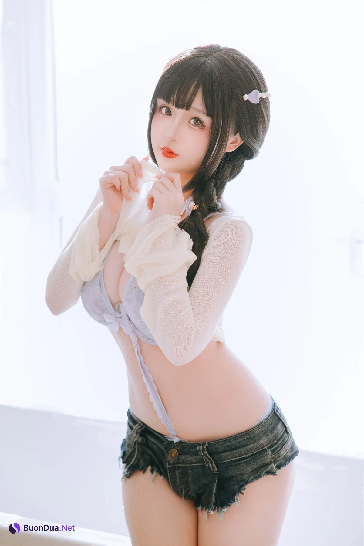 Cosplay Rinaijiao日奈娇 牛仔裤人妻 Set.01 - Photo 11