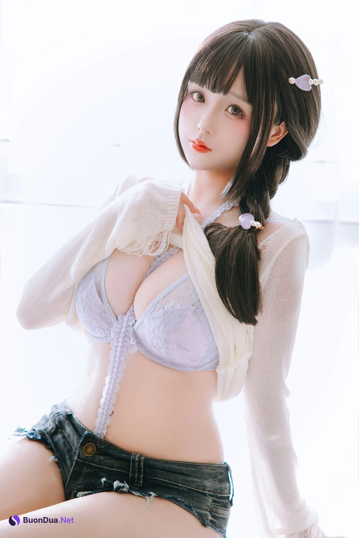 Cosplay Rinaijiao日奈娇 牛仔裤人妻 Set.01 - Photo 13
