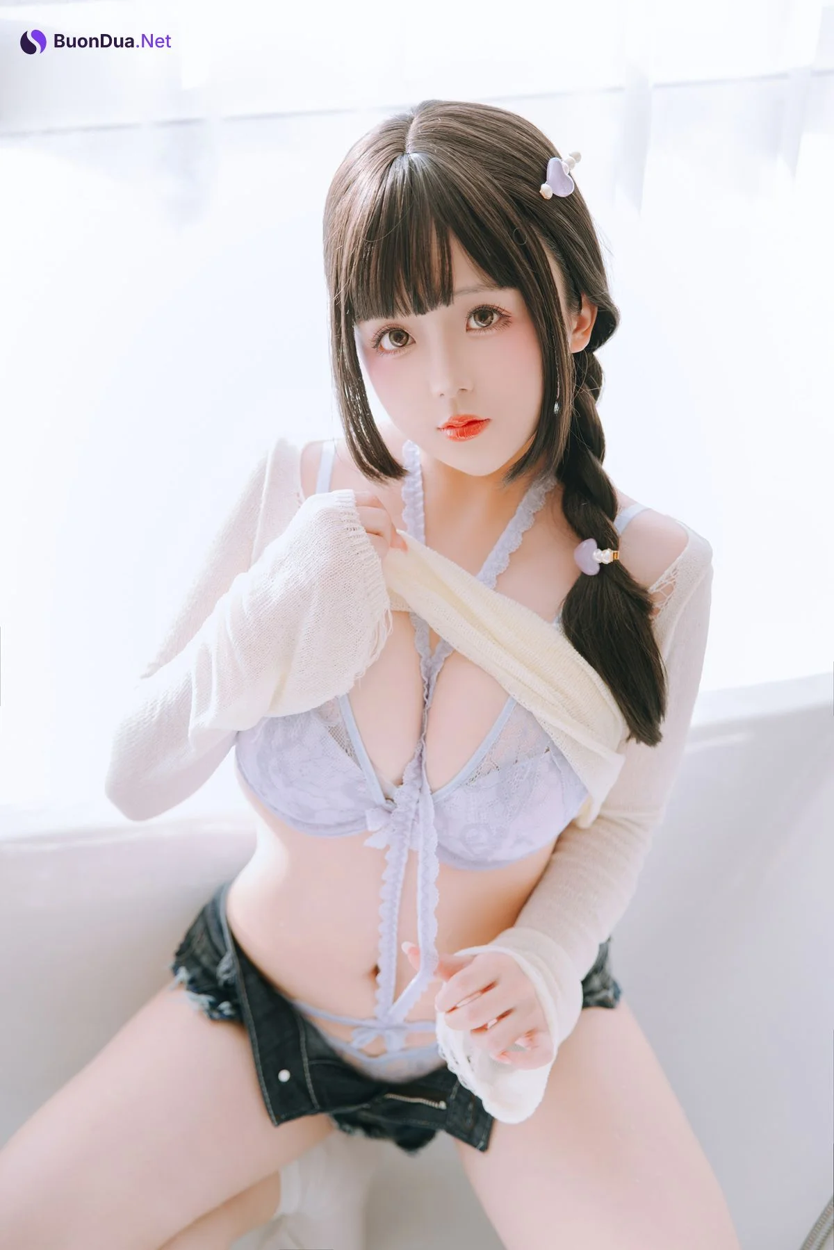Cosplay Rinaijiao日奈娇 牛仔裤人妻 Set.01 - Photo 15
