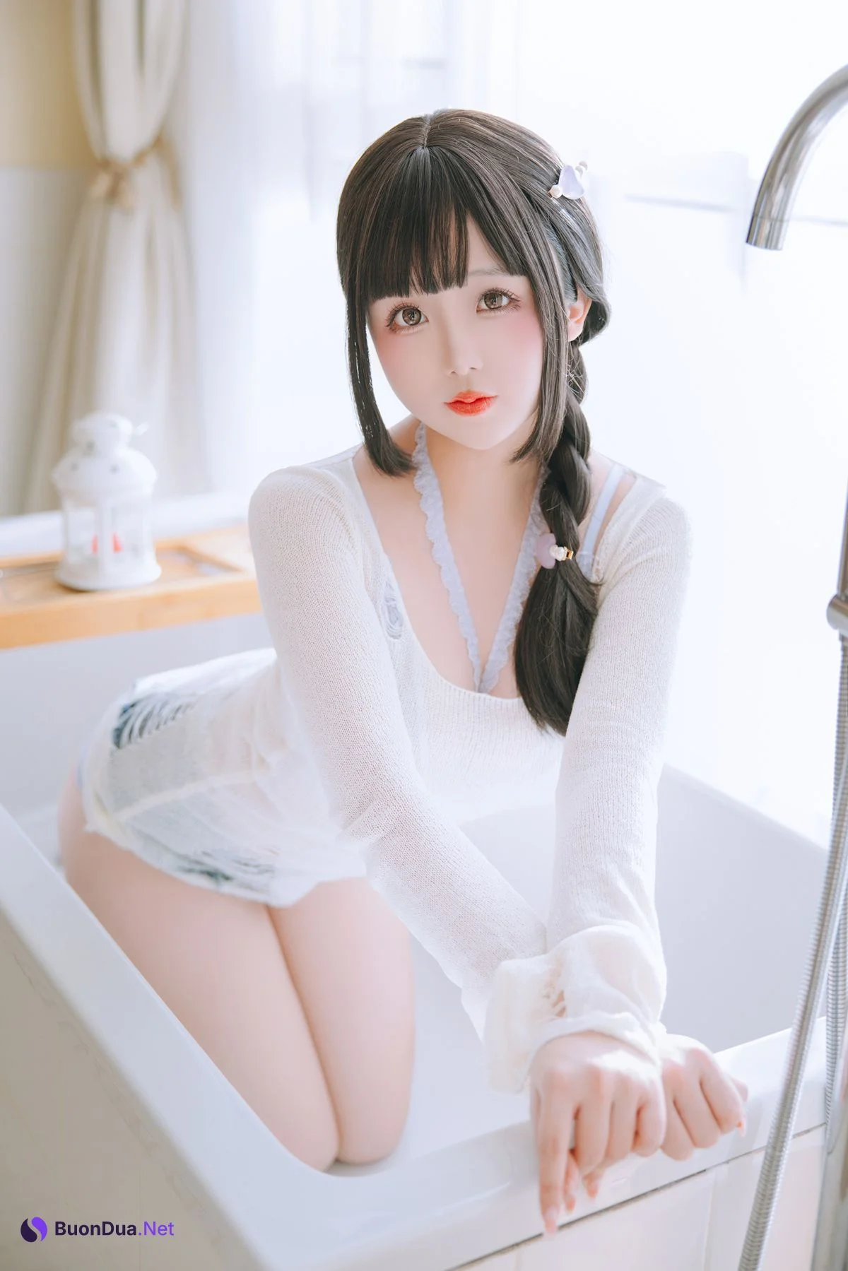 Cosplay Rinaijiao日奈娇 牛仔裤人妻 Set.01 - Photo 3