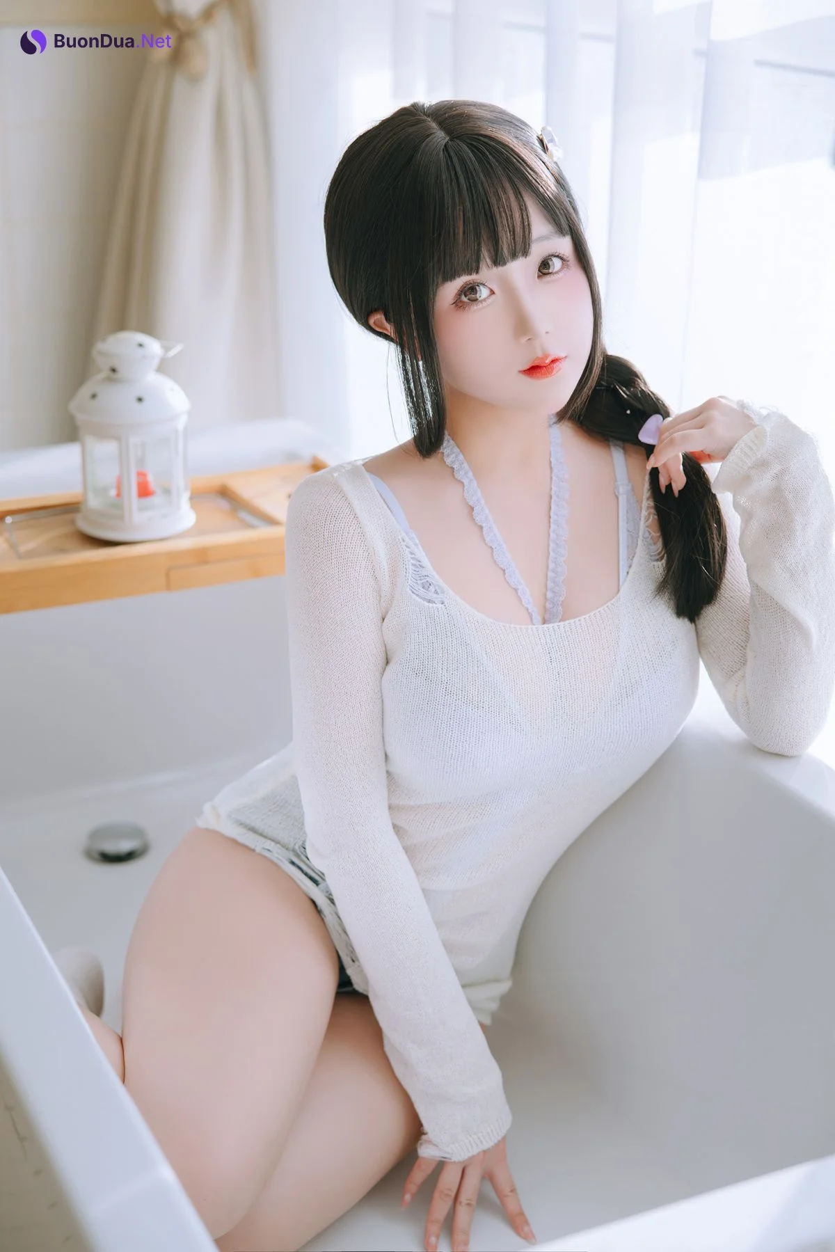 Cosplay Rinaijiao日奈娇 牛仔裤人妻 Set.01 - Photo 4