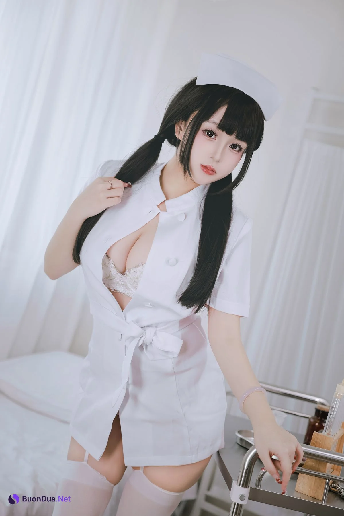 Cosplay Rinaijiao日奈娇 诊所护士 Set.01 - Photo 12