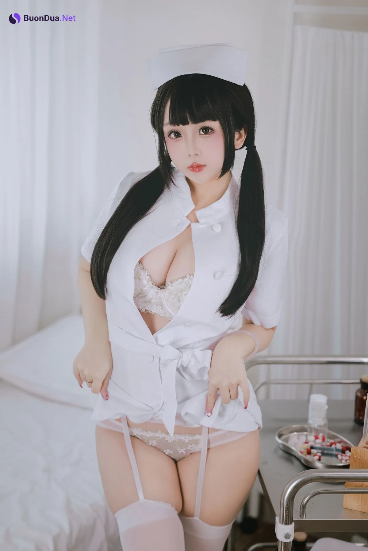 Cosplay Rinaijiao日奈娇 诊所护士 Set.01 - Photo 13