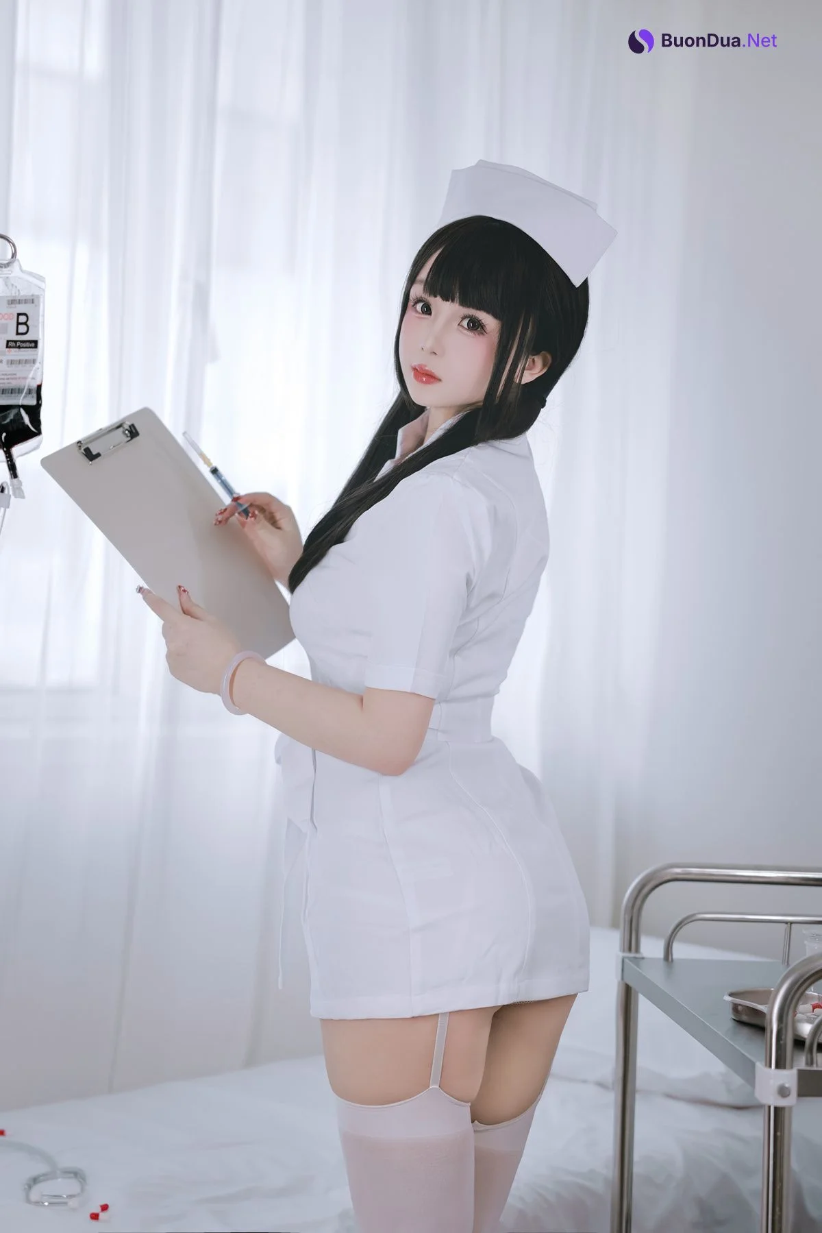 Cosplay Rinaijiao日奈娇 诊所护士 Set.01 - Photo 14
