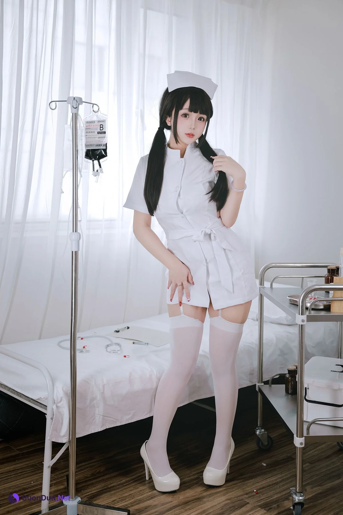 Cosplay Rinaijiao日奈娇 诊所护士 Set.01 - Photo 16