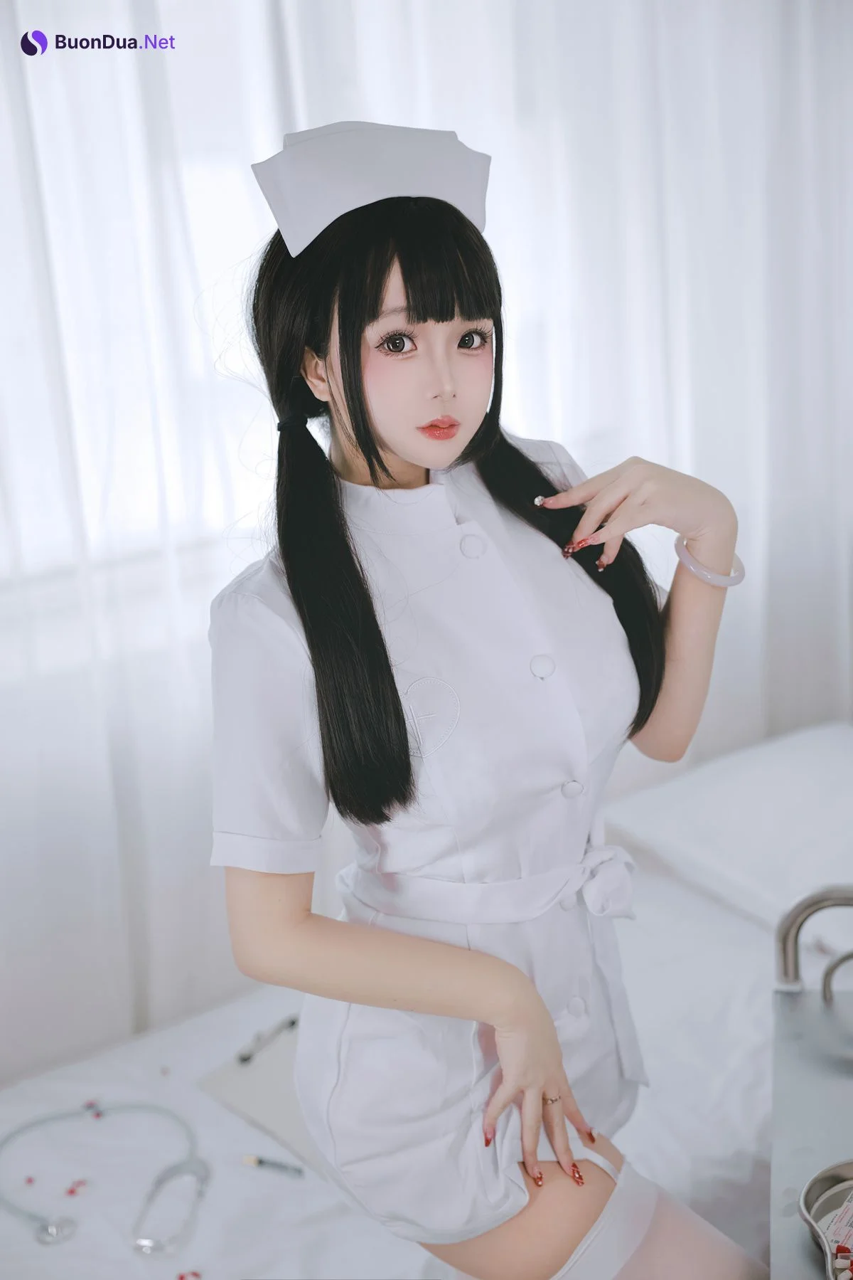 Cosplay Rinaijiao日奈娇 诊所护士 Set.01 - Photo 2