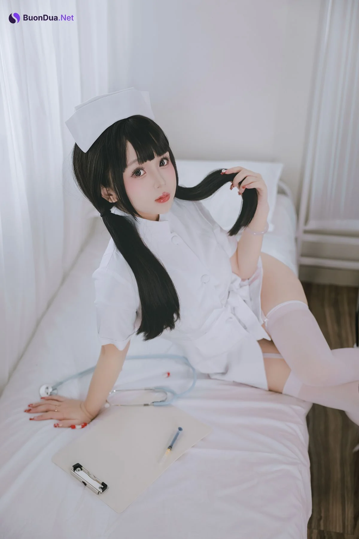 Cosplay Rinaijiao日奈娇 诊所护士 Set.01 - Photo 3