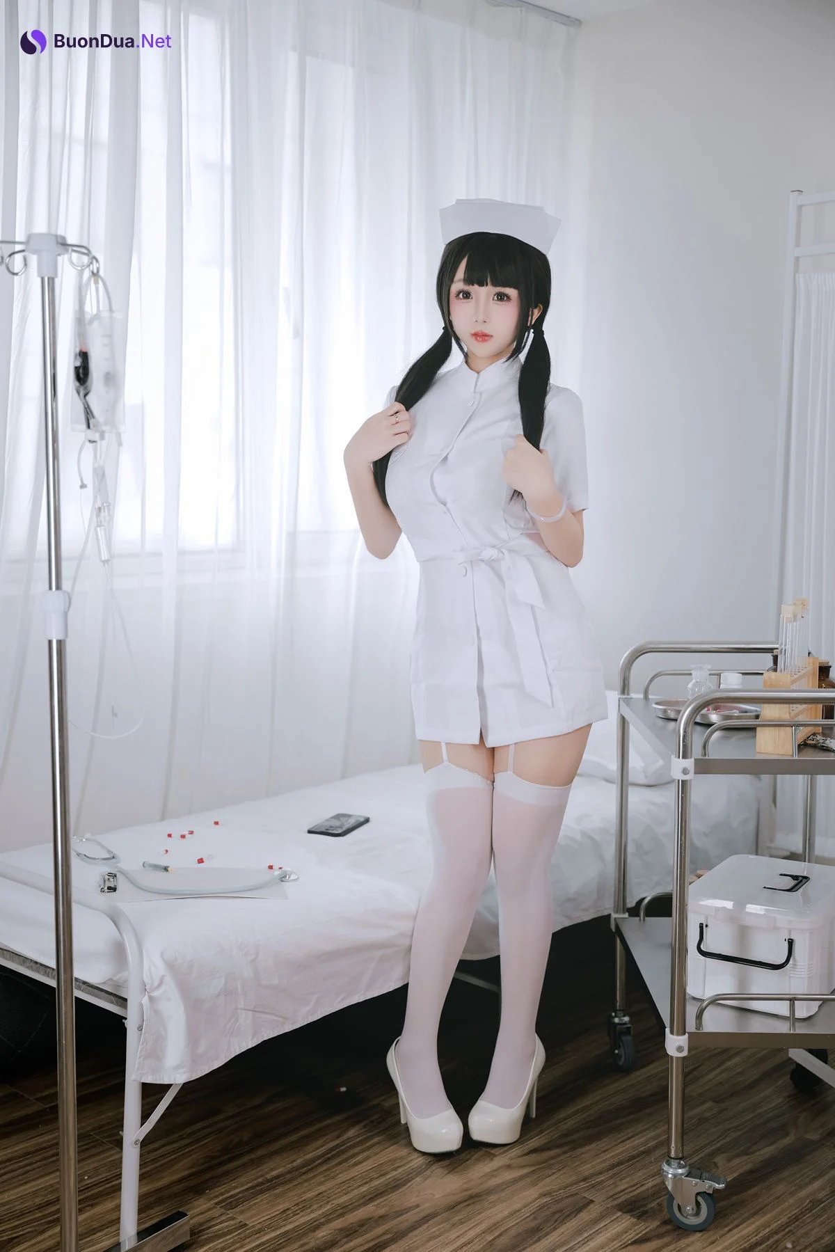 Cosplay Rinaijiao日奈娇 诊所护士 Set.01 - Photo 7