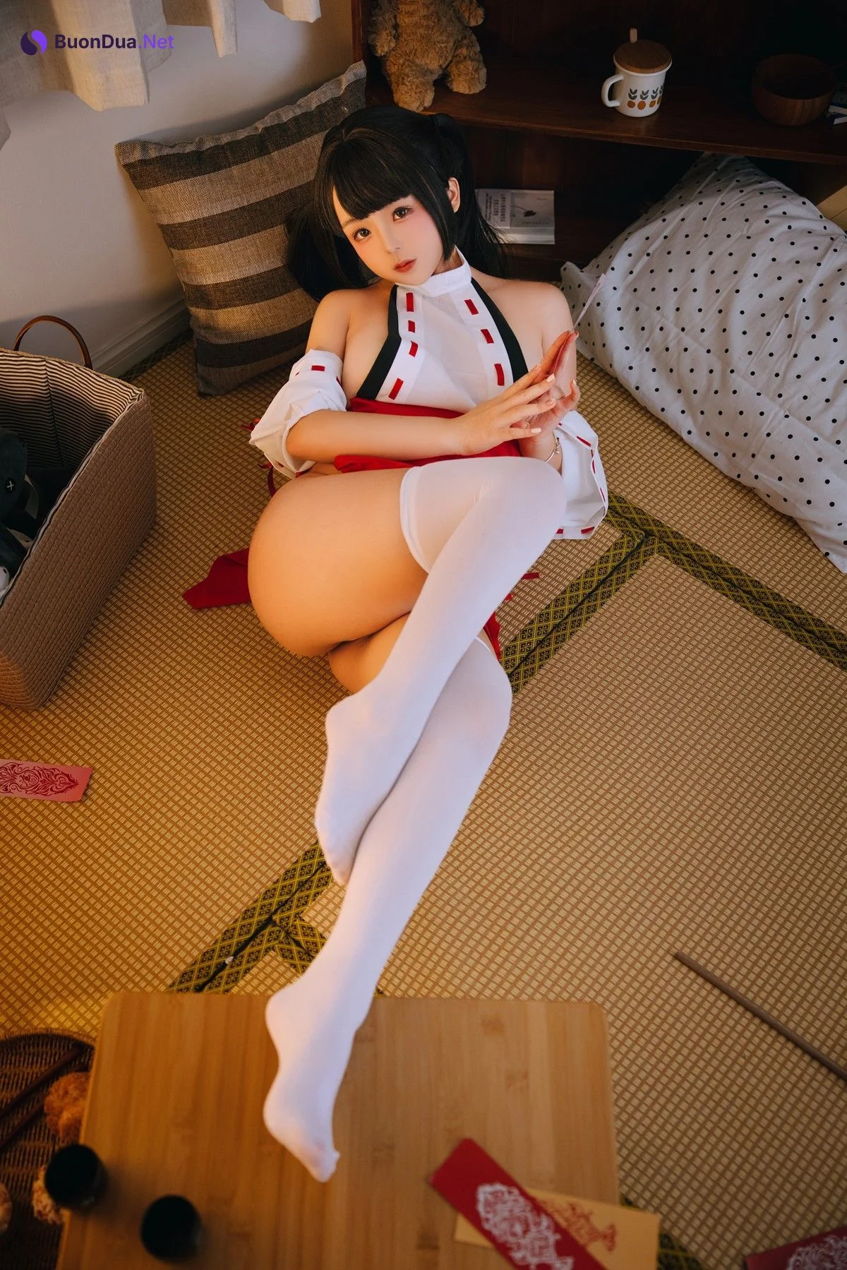 Cosplay Rinaijiao日奈娇 御币巫女 Set.01 - Photo 5