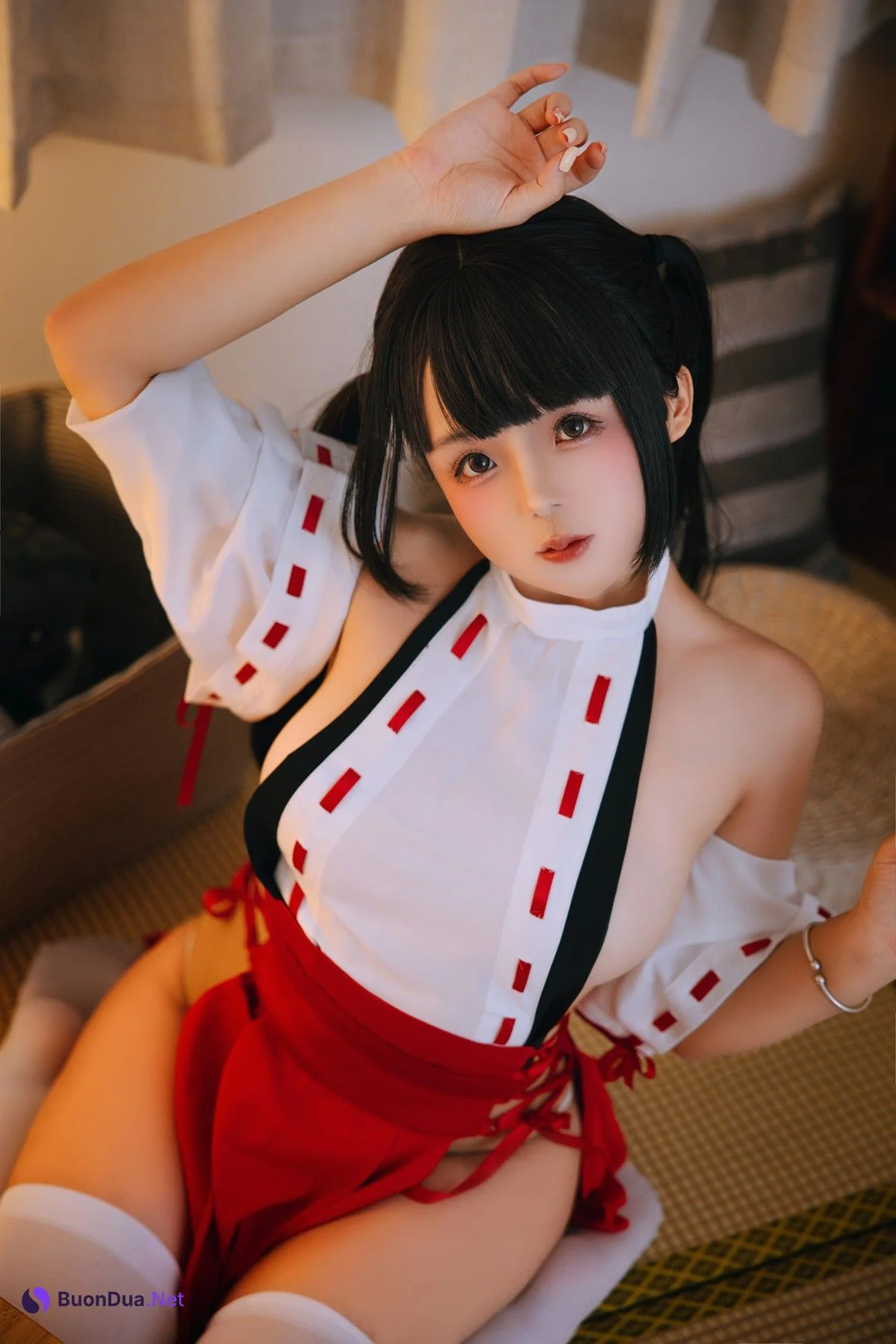Cosplay Rinaijiao日奈娇 御币巫女 Set.01 - Photo 9