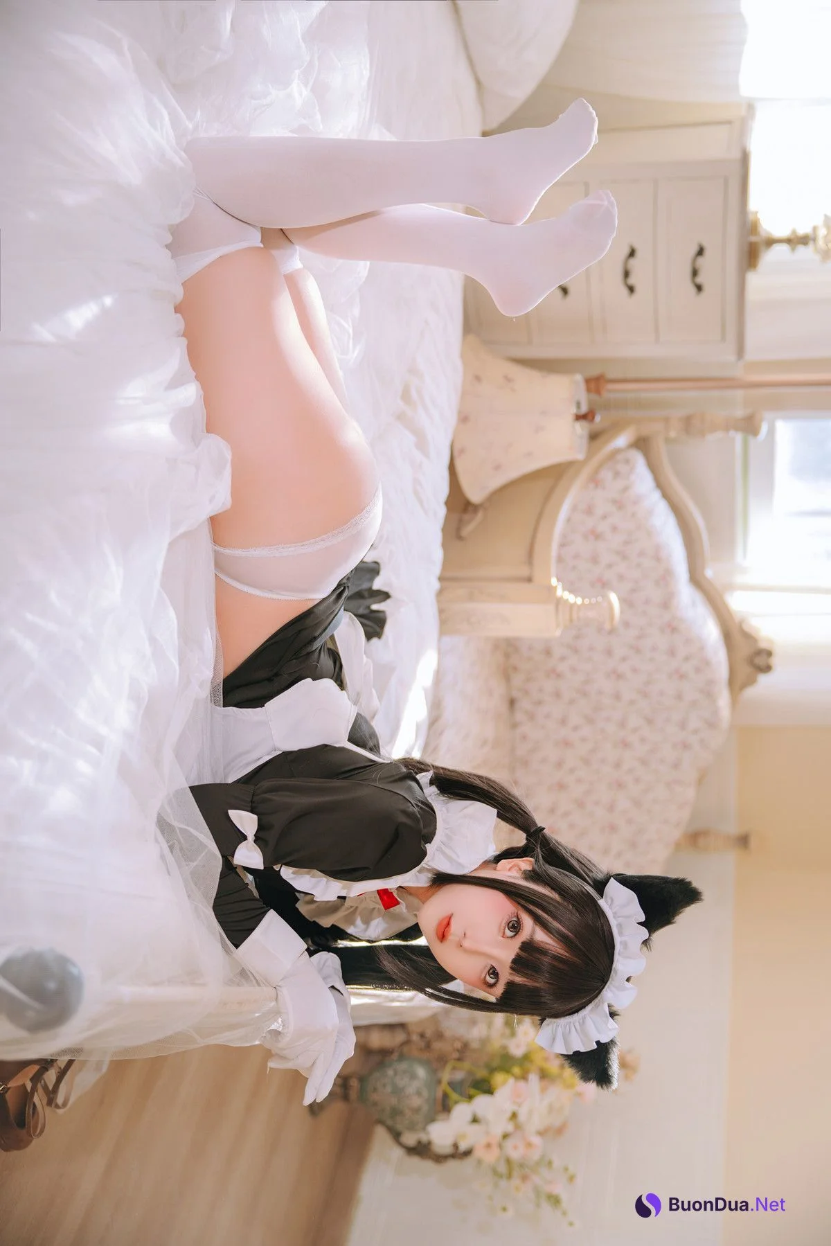 Cosplay Rinaijiao日奈娇 猫娘女仆 Set.01 - Photo 12