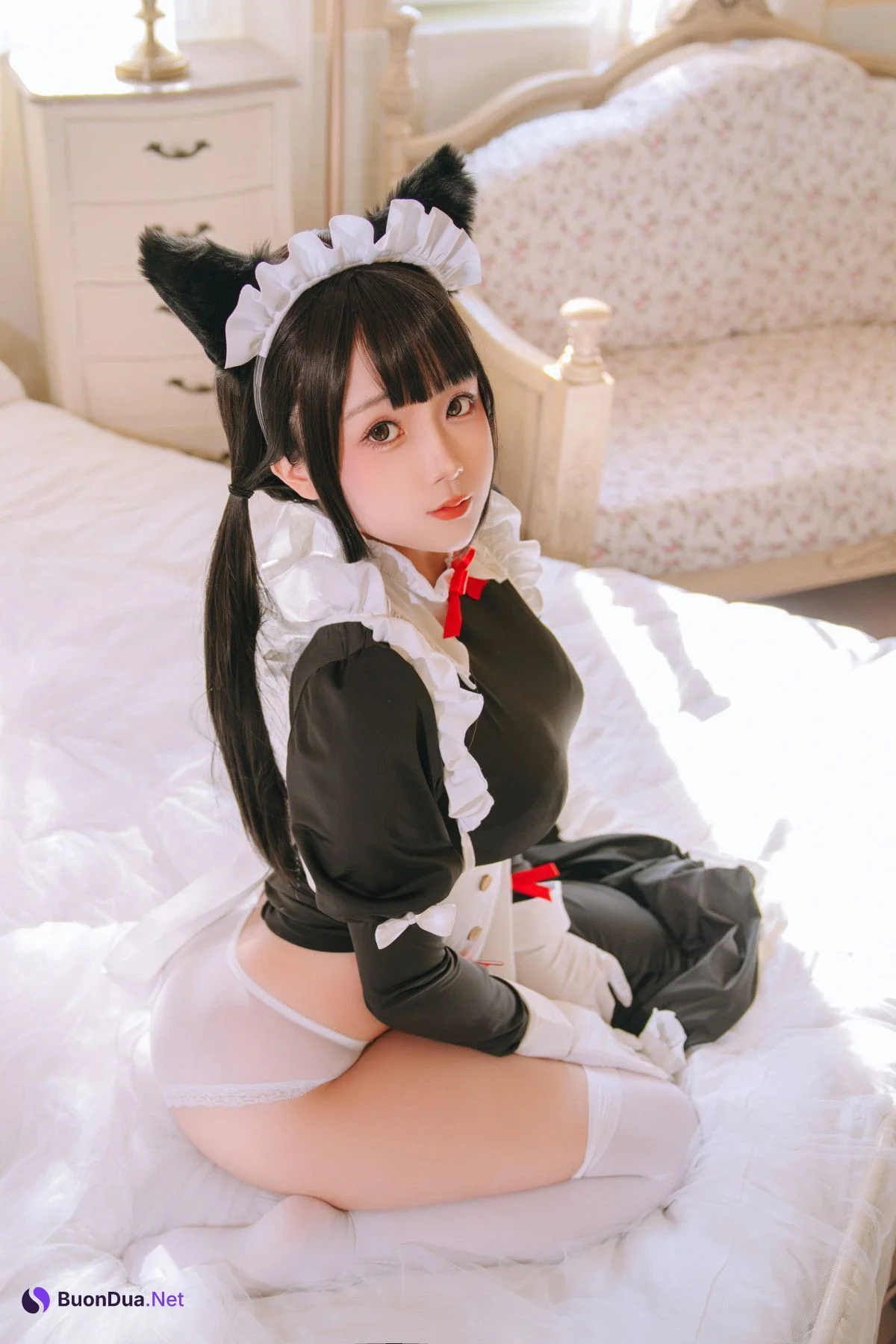 Cosplay Rinaijiao日奈娇 猫娘女仆 Set.01 - Photo 14