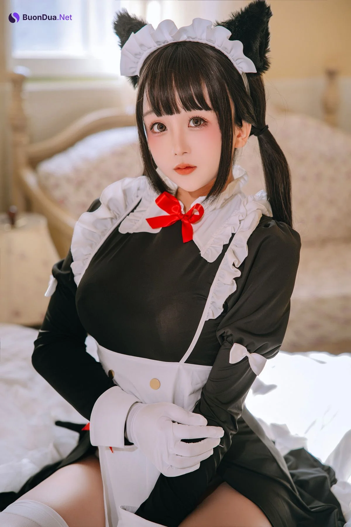 Cosplay Rinaijiao日奈娇 猫娘女仆 Set.01 - Photo 16