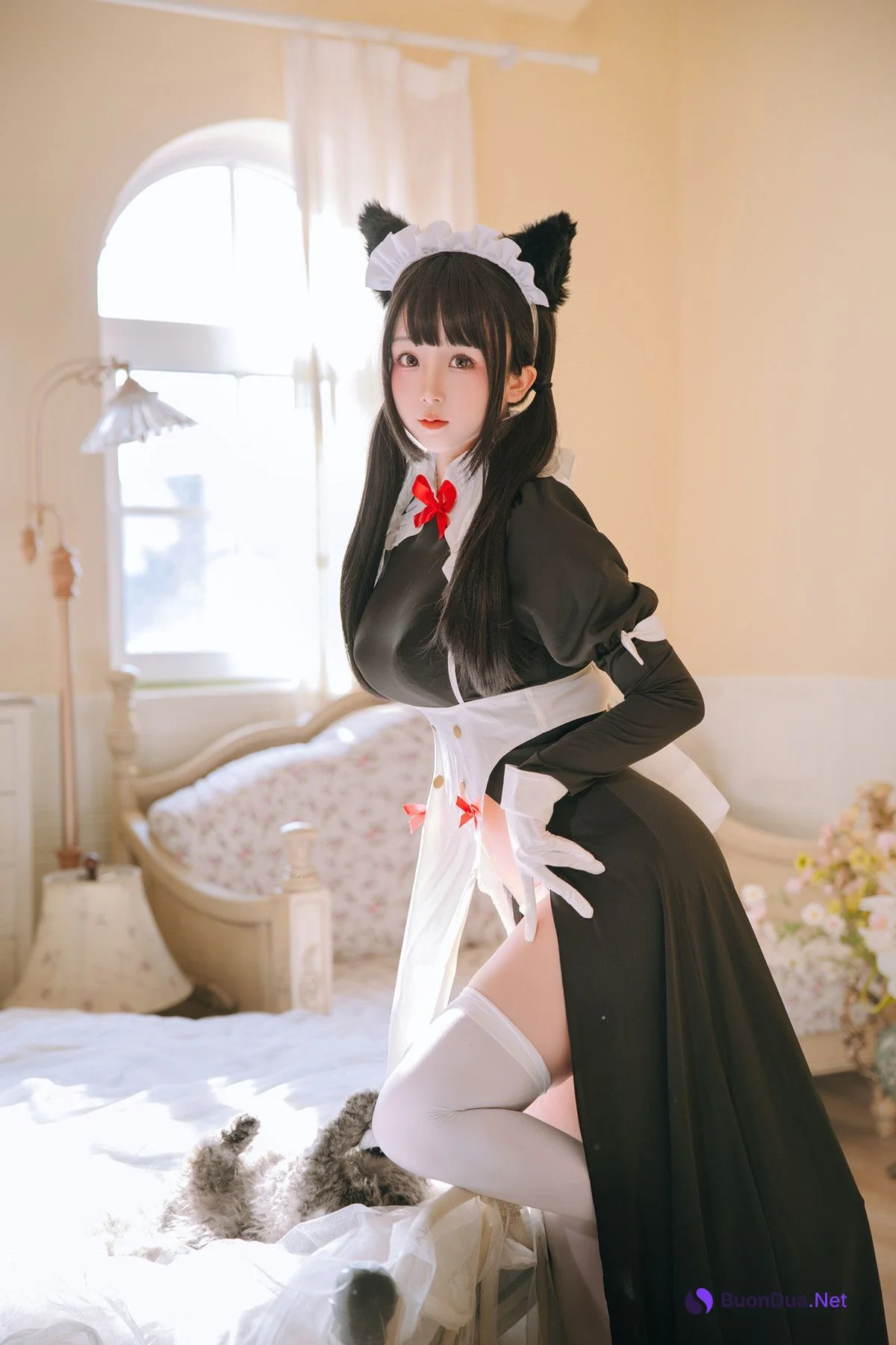 Cosplay Rinaijiao日奈娇 猫娘女仆 Set.01 - Photo 2
