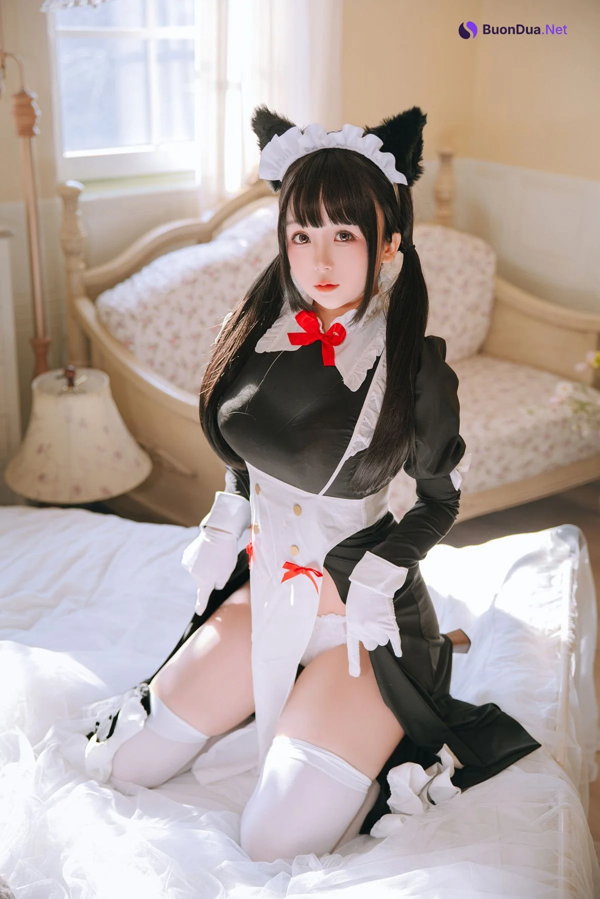 Cosplay Rinaijiao日奈娇 猫娘女仆 Set.01 - Photo 4