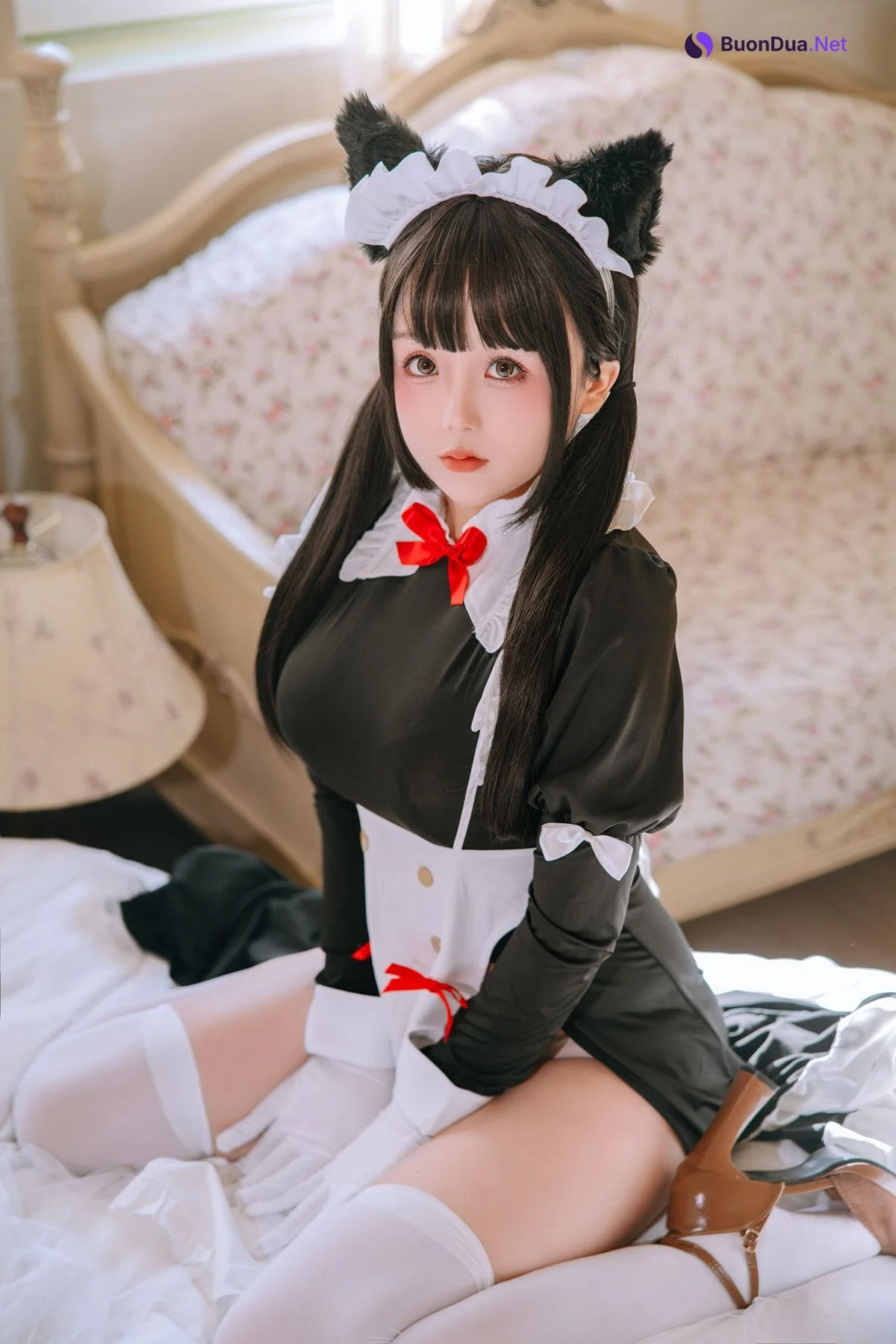 Cosplay Rinaijiao日奈娇 猫娘女仆 Set.01 - Photo 6