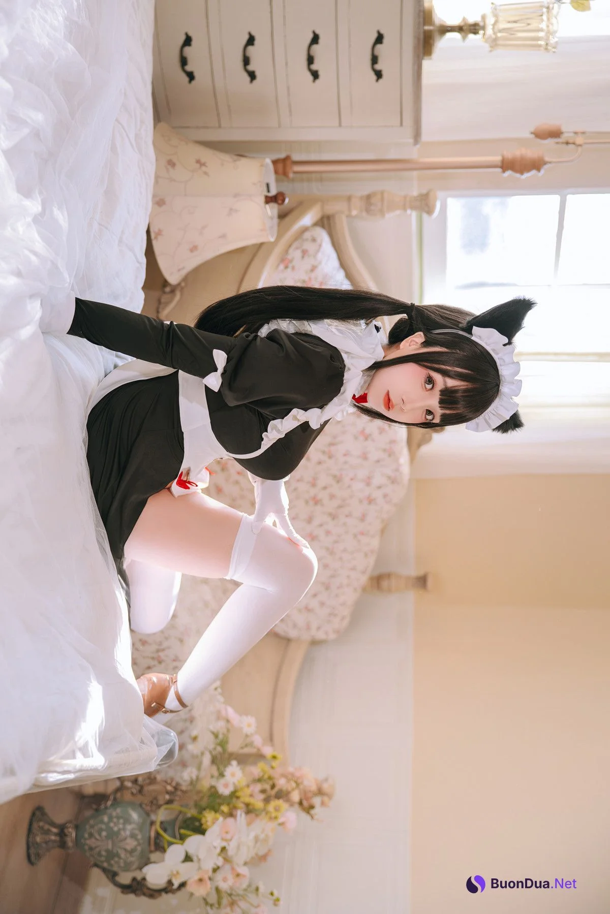 Cosplay Rinaijiao日奈娇 猫娘女仆 Set.01 - Photo 9