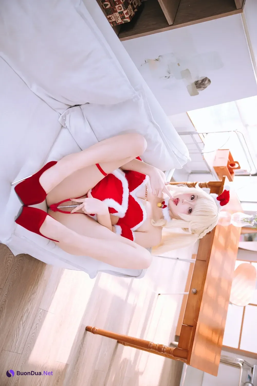 Cosplay Rinaijiao日奈娇 – 圣诞日 Set.01 - Photo 11