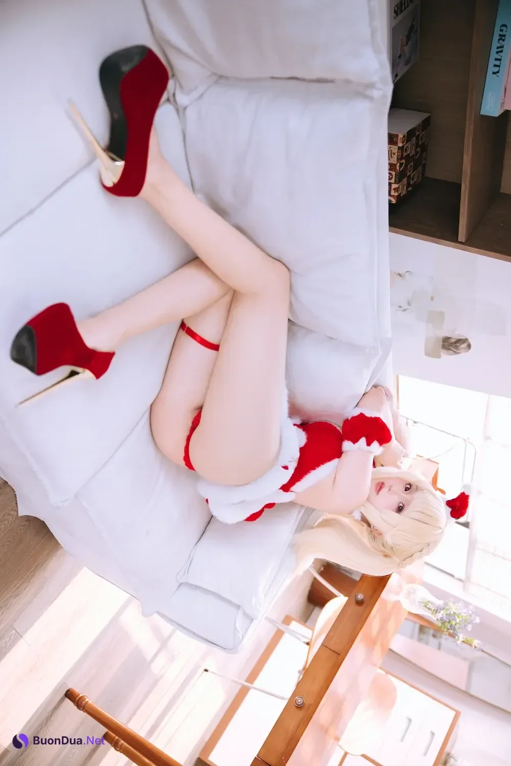 Cosplay Rinaijiao日奈娇 – 圣诞日 Set.01 - Photo 13